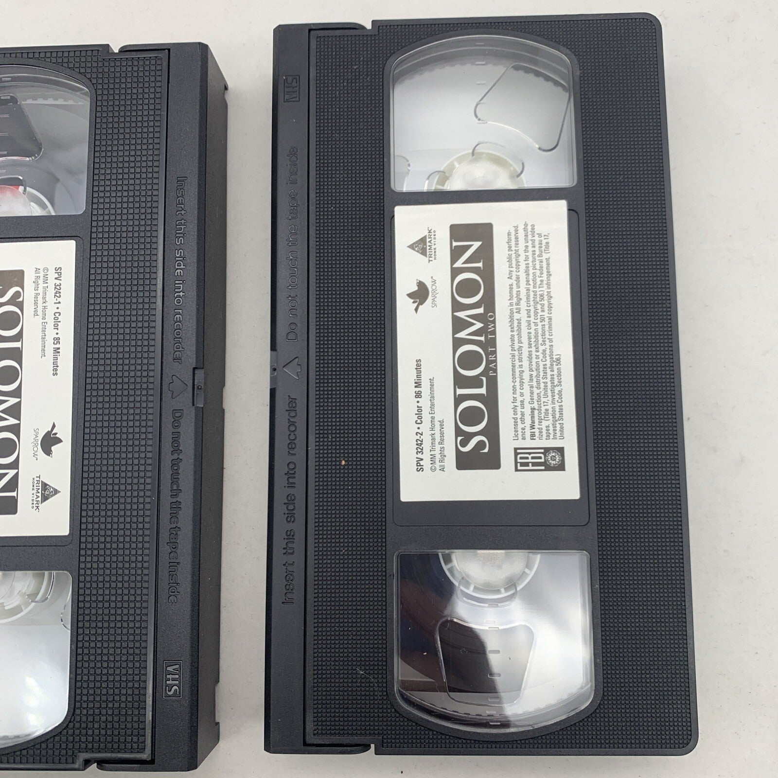 The Bible: Solomon (VHS, 2000) Ben Cross/Vivica A. Fox/Max Von Sydow