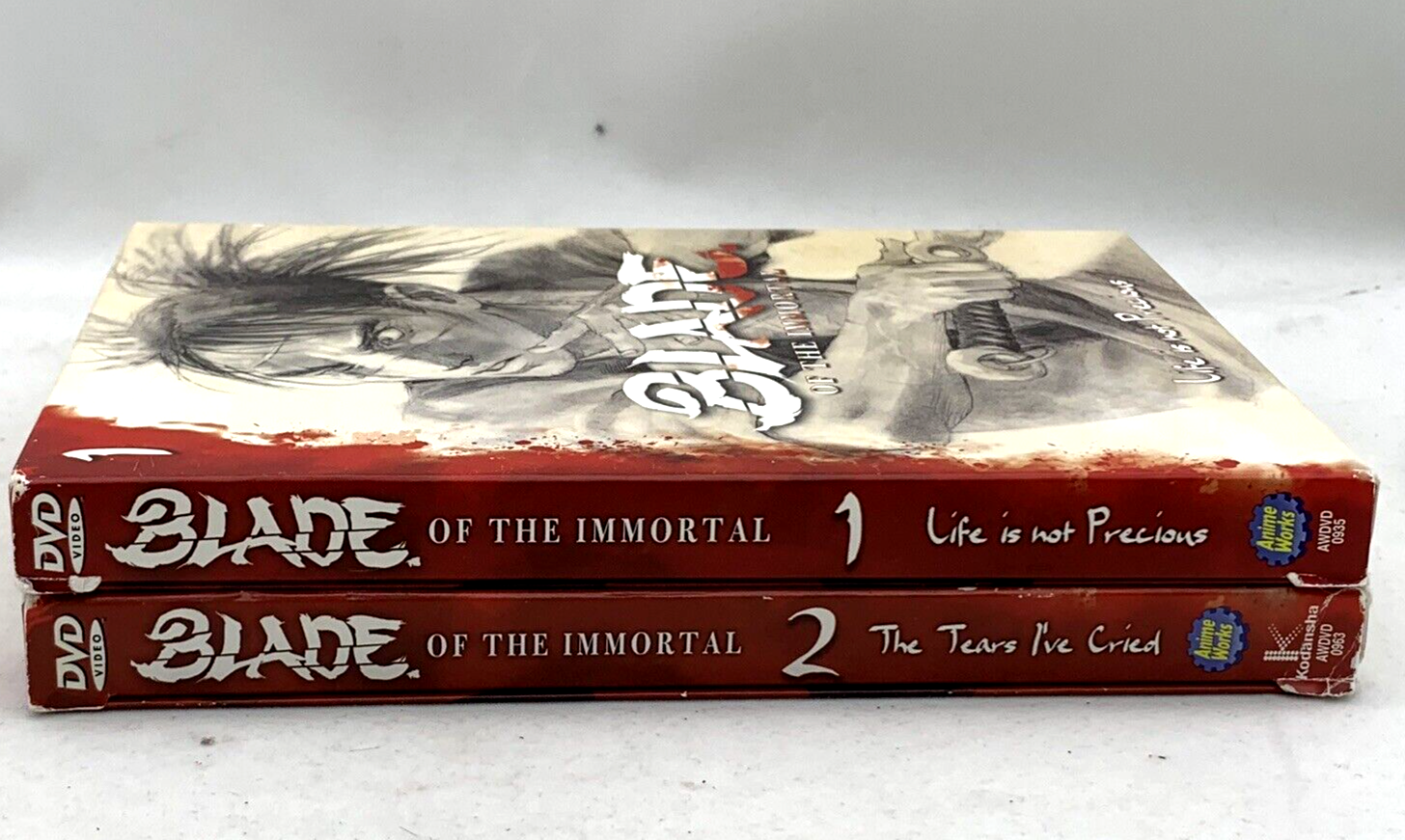 Blade of the Immortal Vol. 1 And Vol. 2 (DVD Anime Bundle) Tested And Working