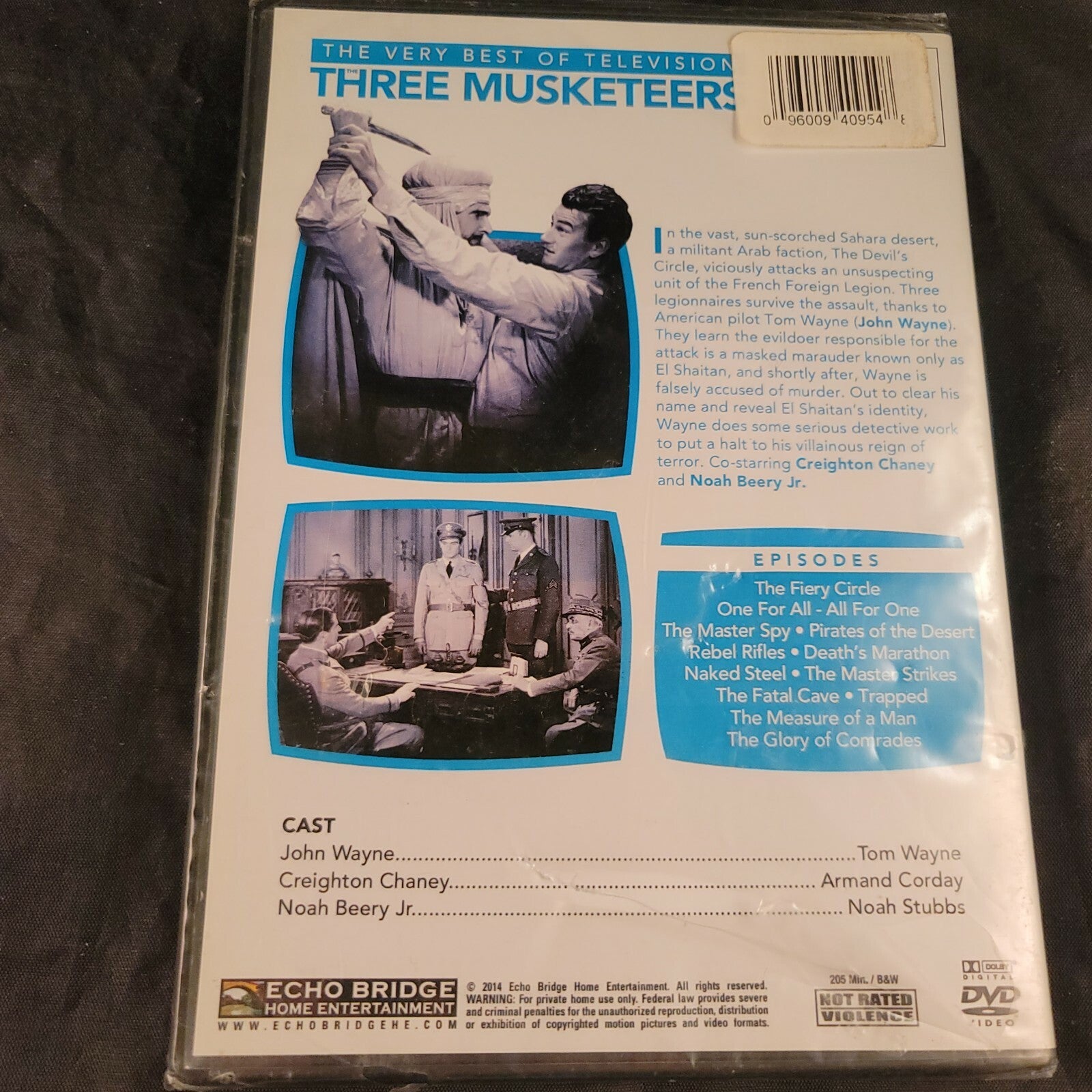 The Very Best of Television: THREE MUSKETEERS (DVD, 2014) New