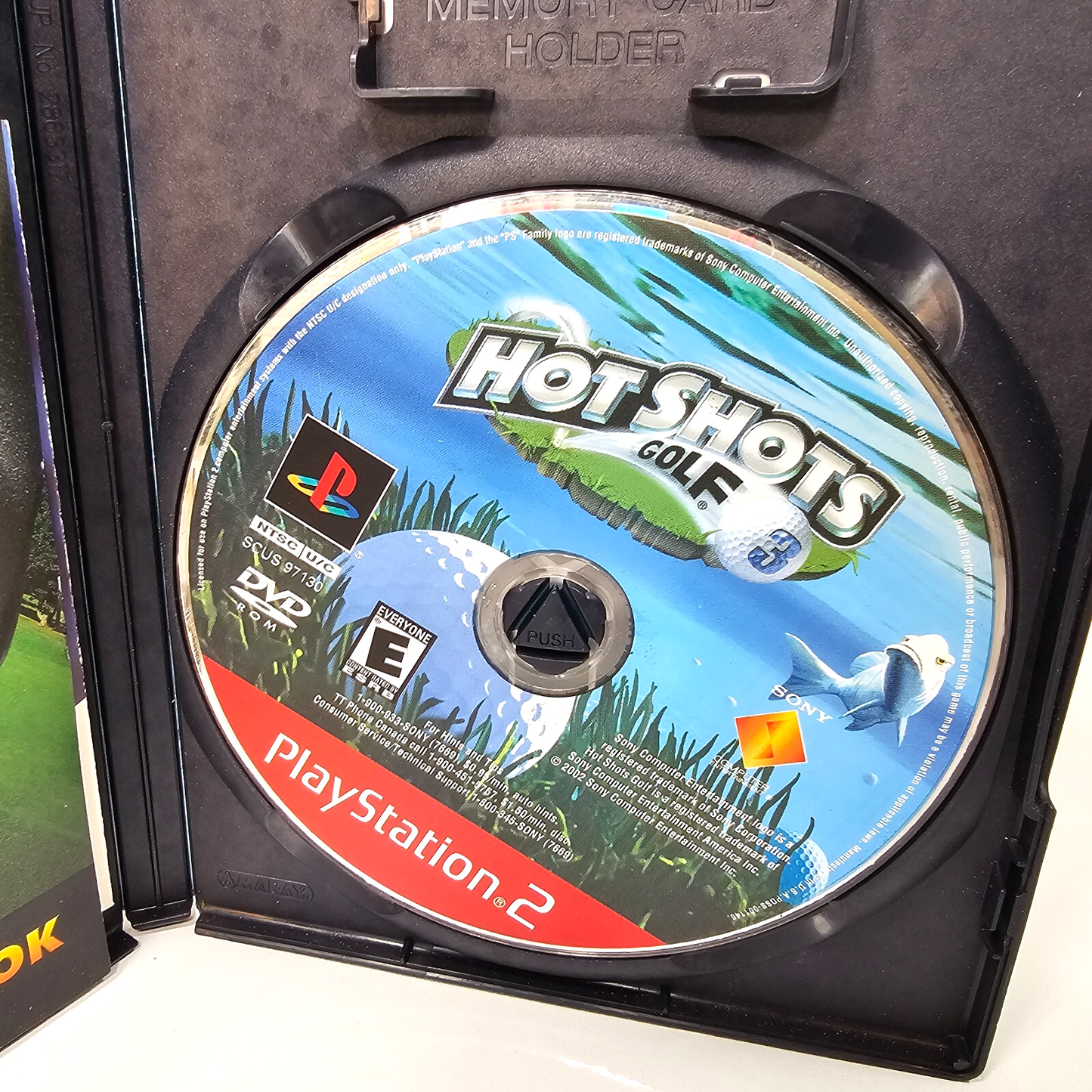 Hot Shots Golf 3  (PlayStation 2, 2003) Game Case Manual Insert - Tested