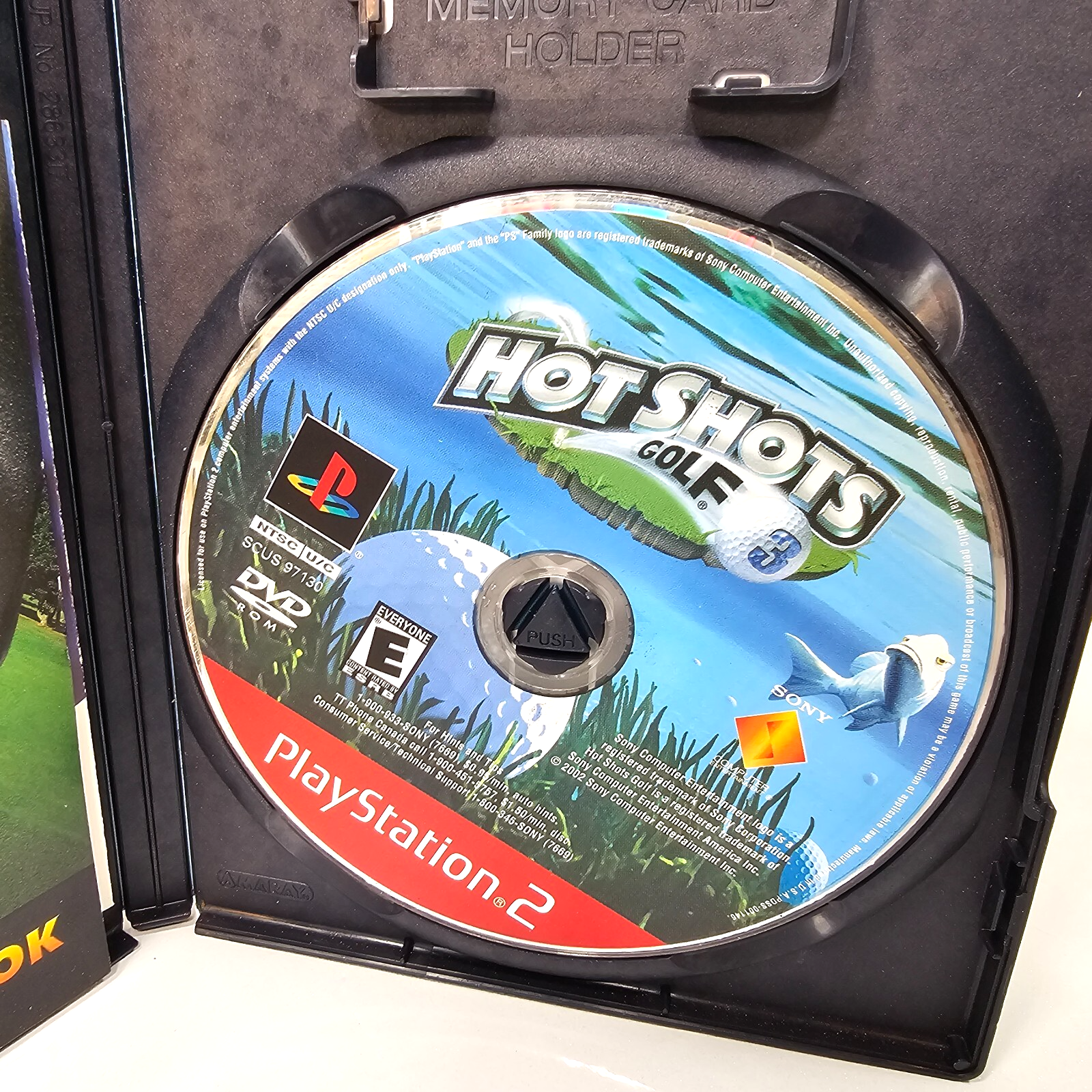 Hot Shots Golf 3  (PlayStation 2, 2003) Game Case Manual Insert - Tested