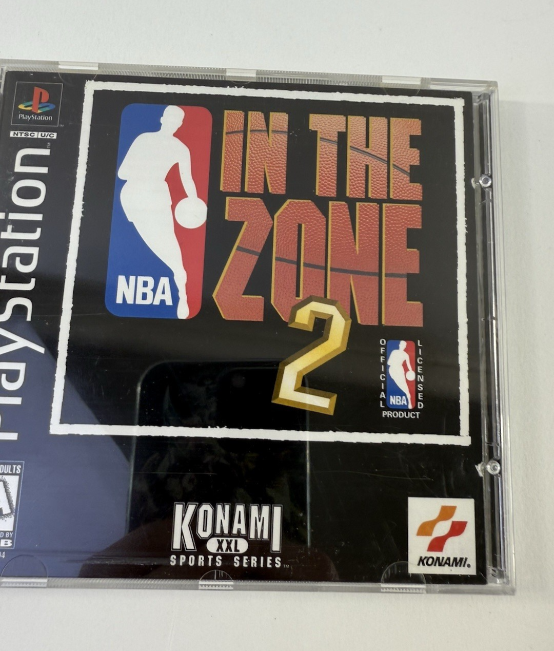 NBA: In the Zone 2 (Sony PlayStation 1, 1996) Game Case Manual Registration Card