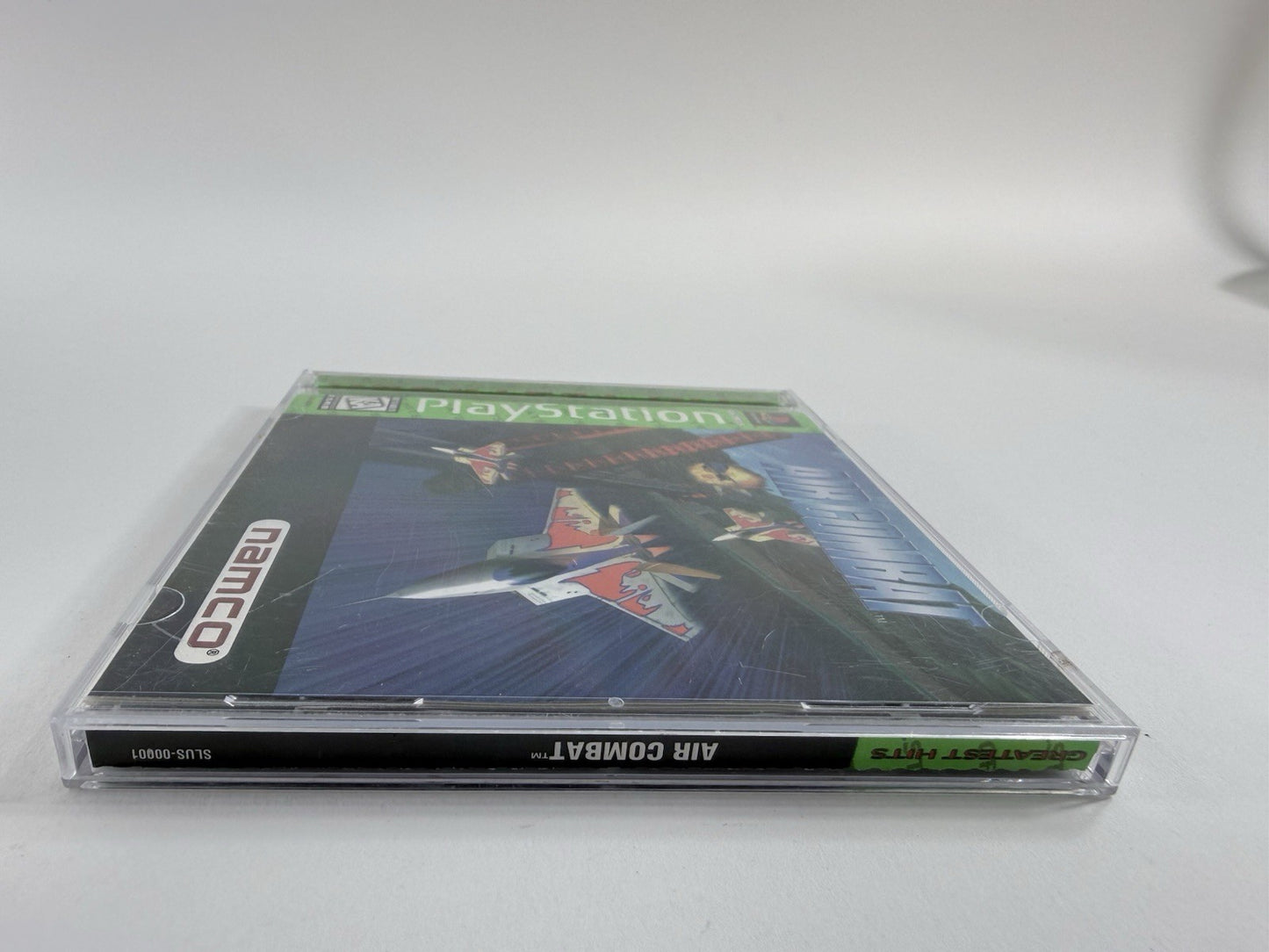 Air Combat (Sony PlayStation 1, 1995) Game Case Manual Registration - Tested