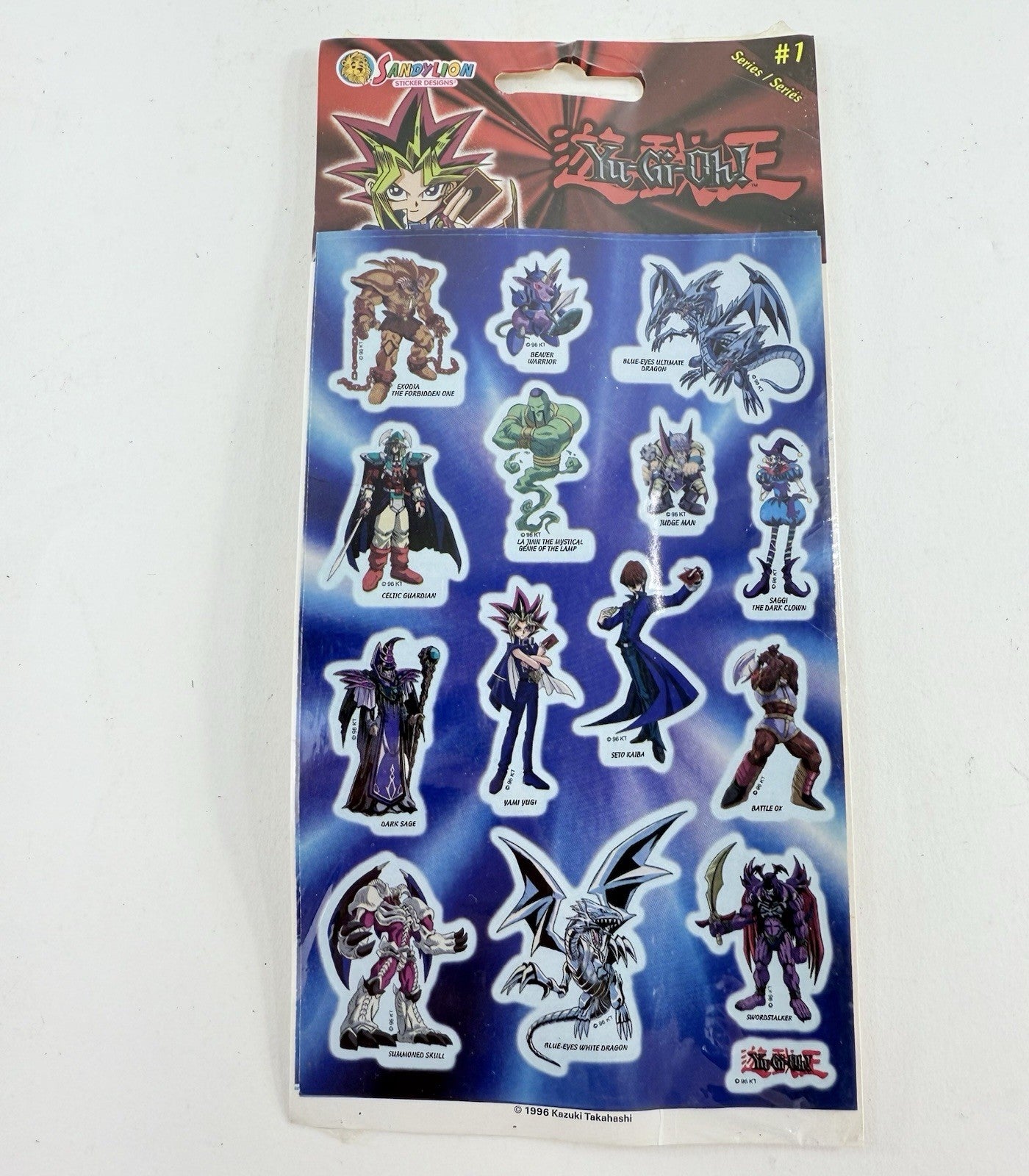 Sandy Lion 1996 Yu-Gi-Oh! Anime Stickers Series #1 - New/Sealed