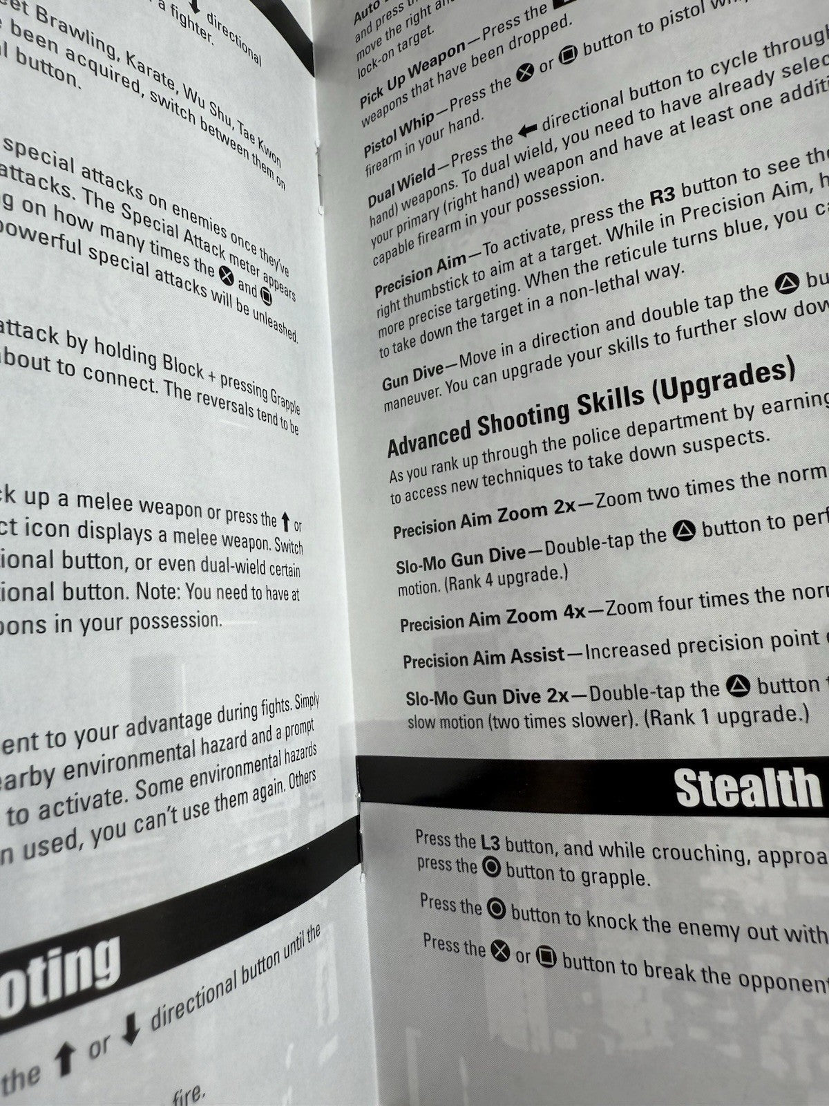 True Crime: New York City (Sony PlayStation 2, 2005) Game Case Manual - Tested