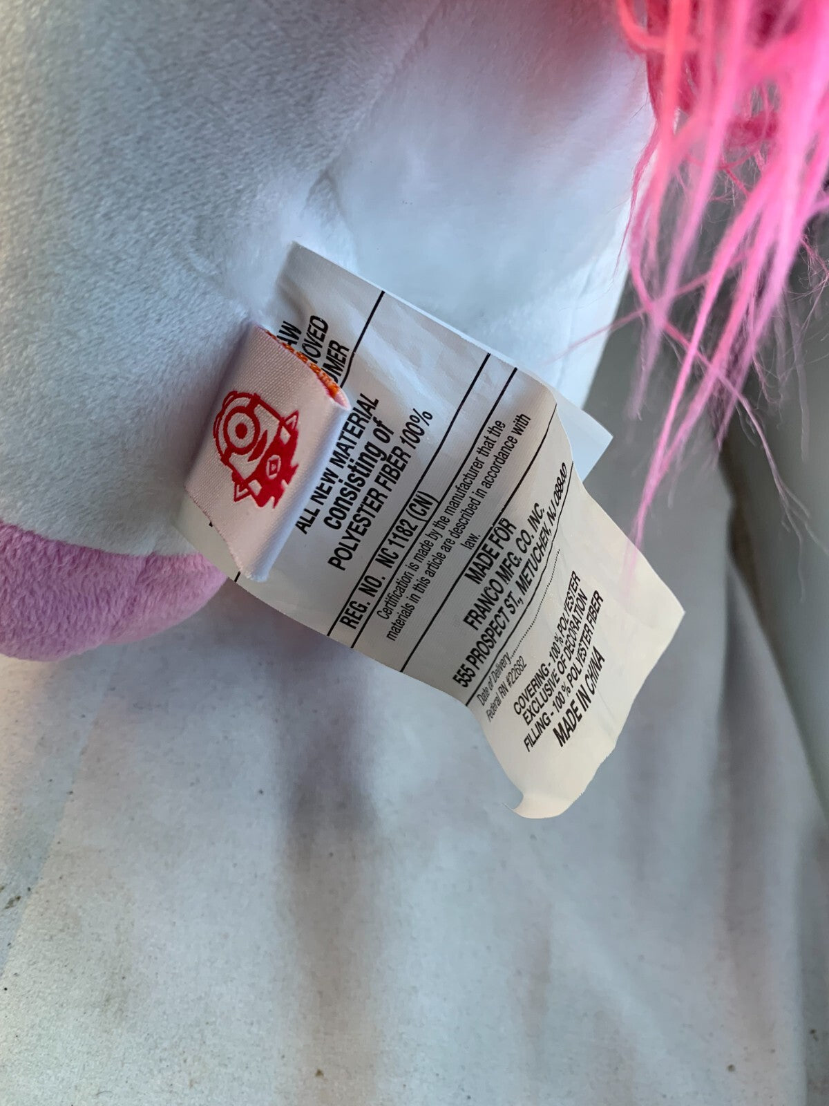 Despicable Me UNICORN~Fluffy 20inch Plush Minions Toy Factory Stuffed Animal