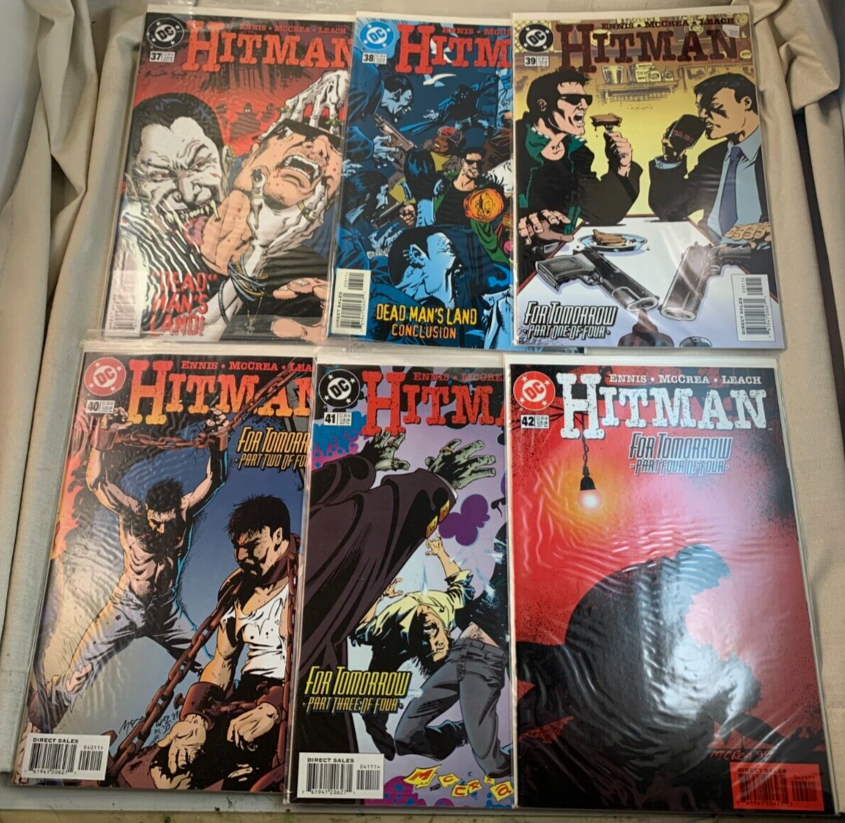 HITMAN #37 38 39 40 41 42 VF+, Garth Ennis, John McCrea (lot of 6)