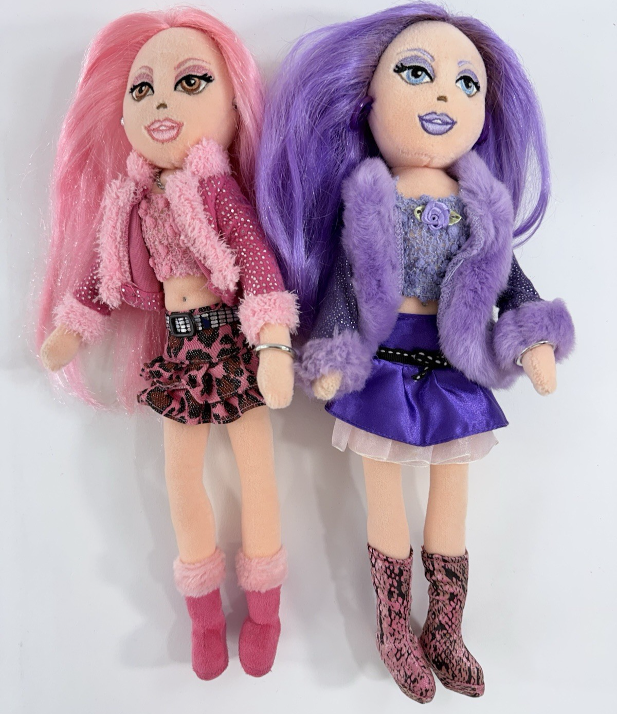 TY Girlz 2007 First Release Punky Penny and Sizzlin' Sue 14" Fashion Dolls