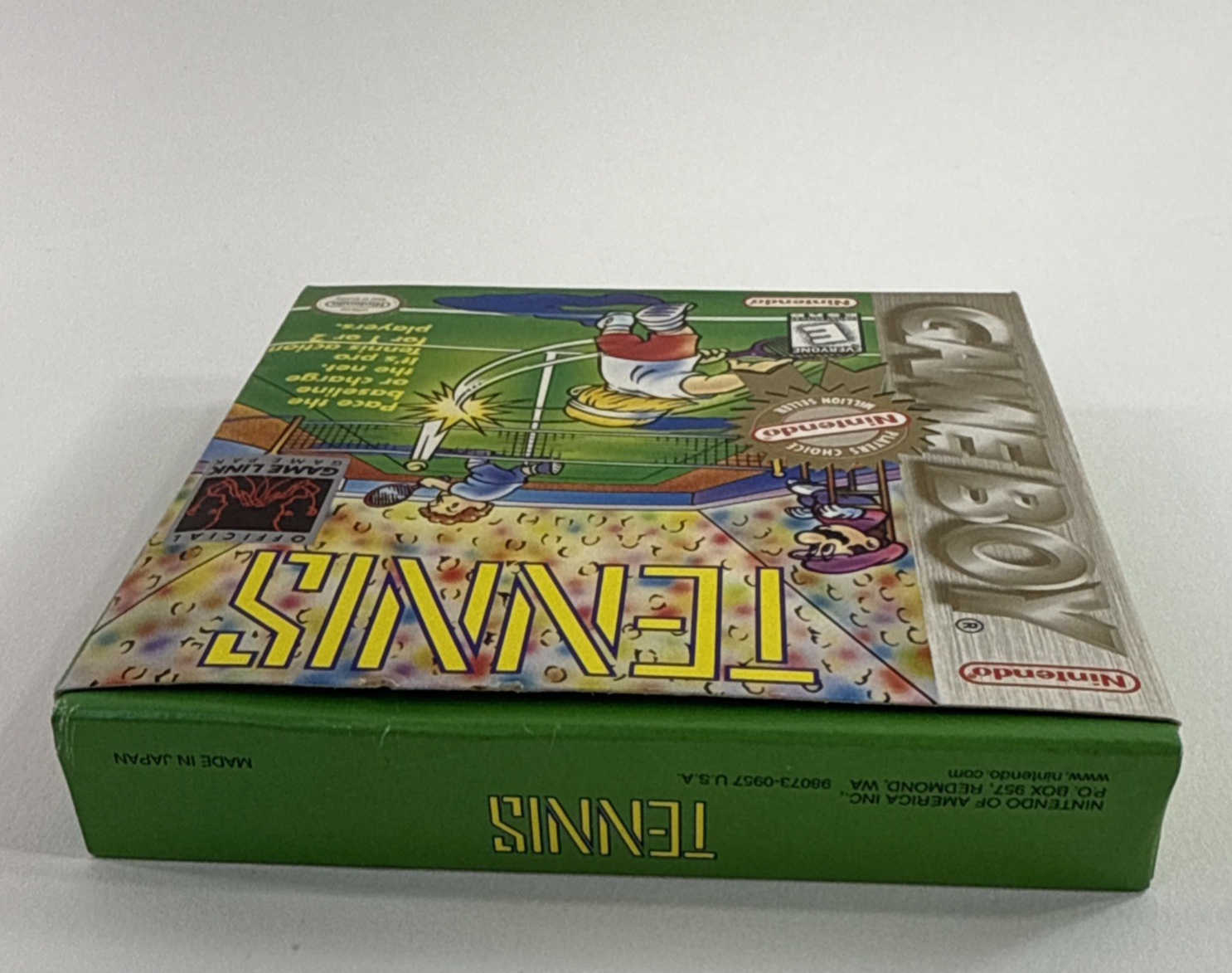 Tennis (Nintendo Gameboy, 1989) Game Box Manual Inserts - Tested and Working