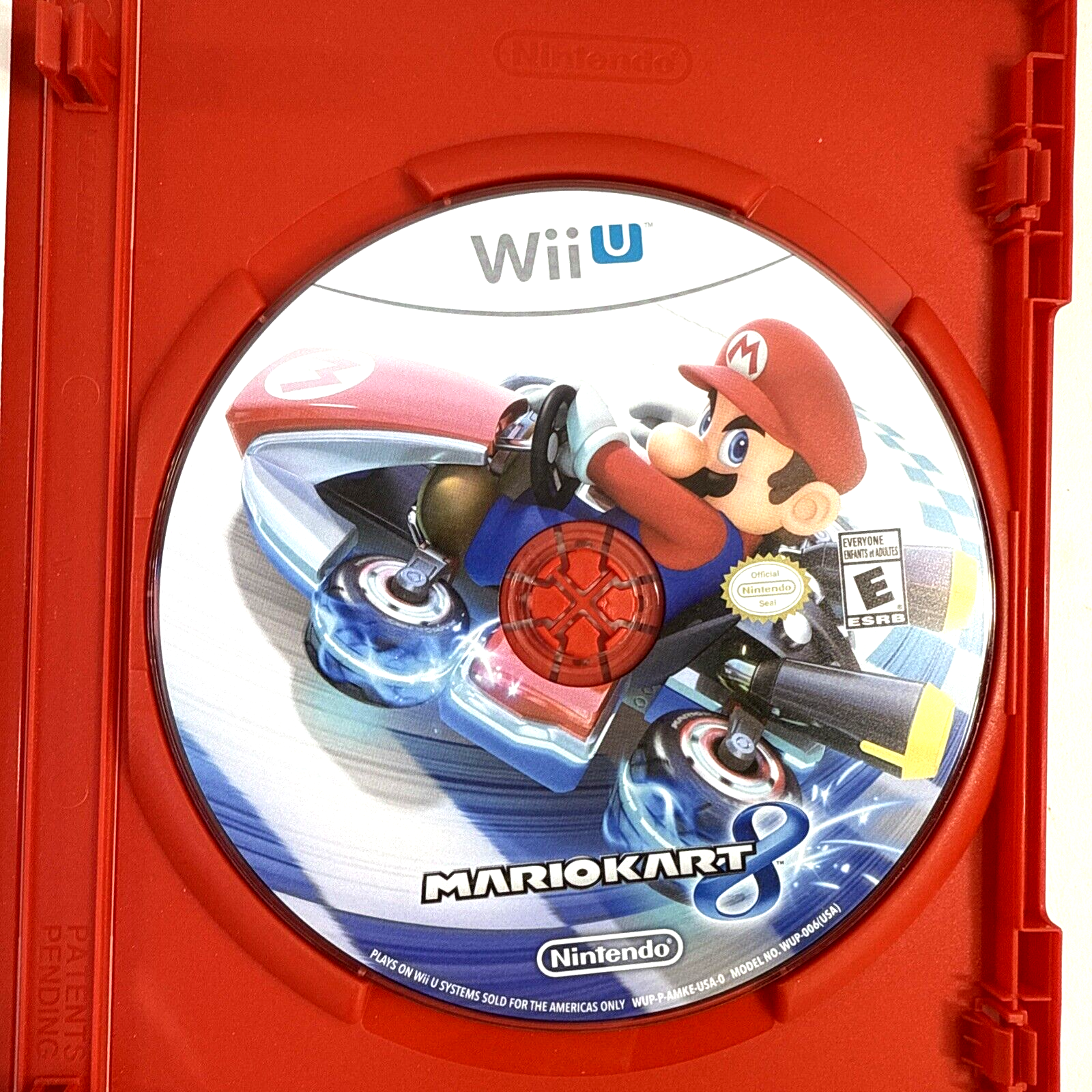 Mario Kart 8 (Nintendo Wii U, 2014) Game Case Manual Insert - Tested and Working