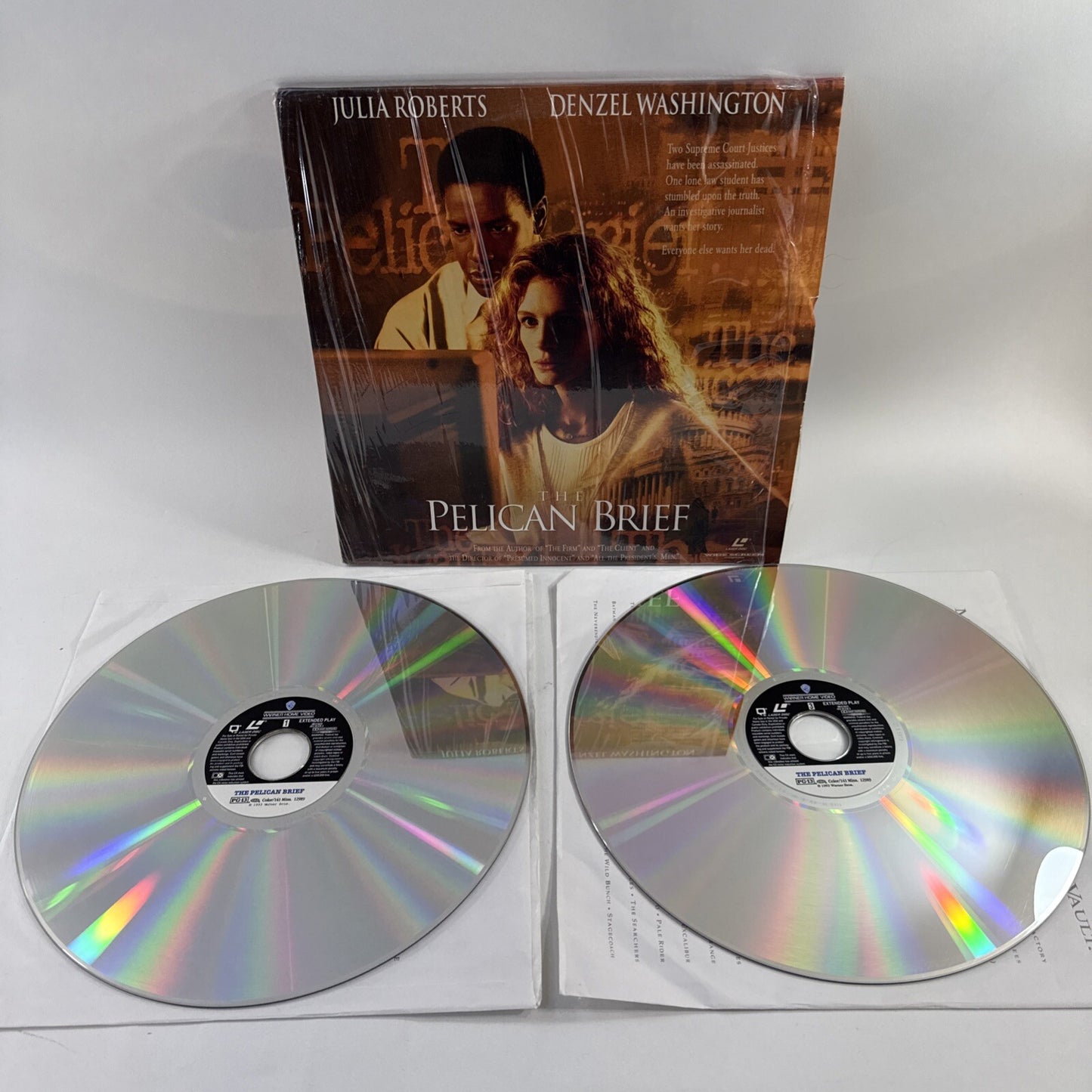 The Crying Game (Laserdisc Bundle) The Pelican Brief, Bad Company - Tested