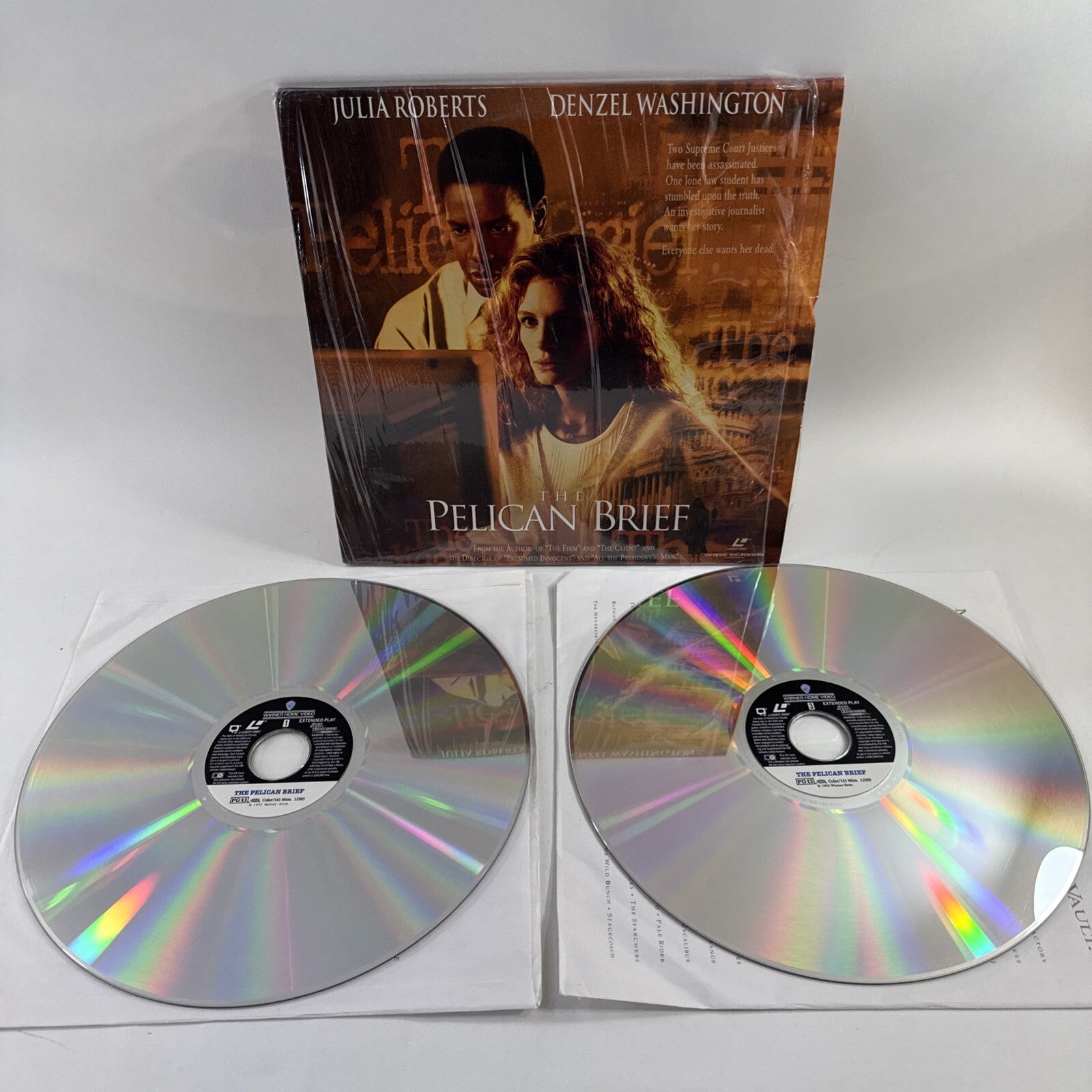 The Crying Game (Laserdisc Bundle) The Pelican Brief, Bad Company - Tested