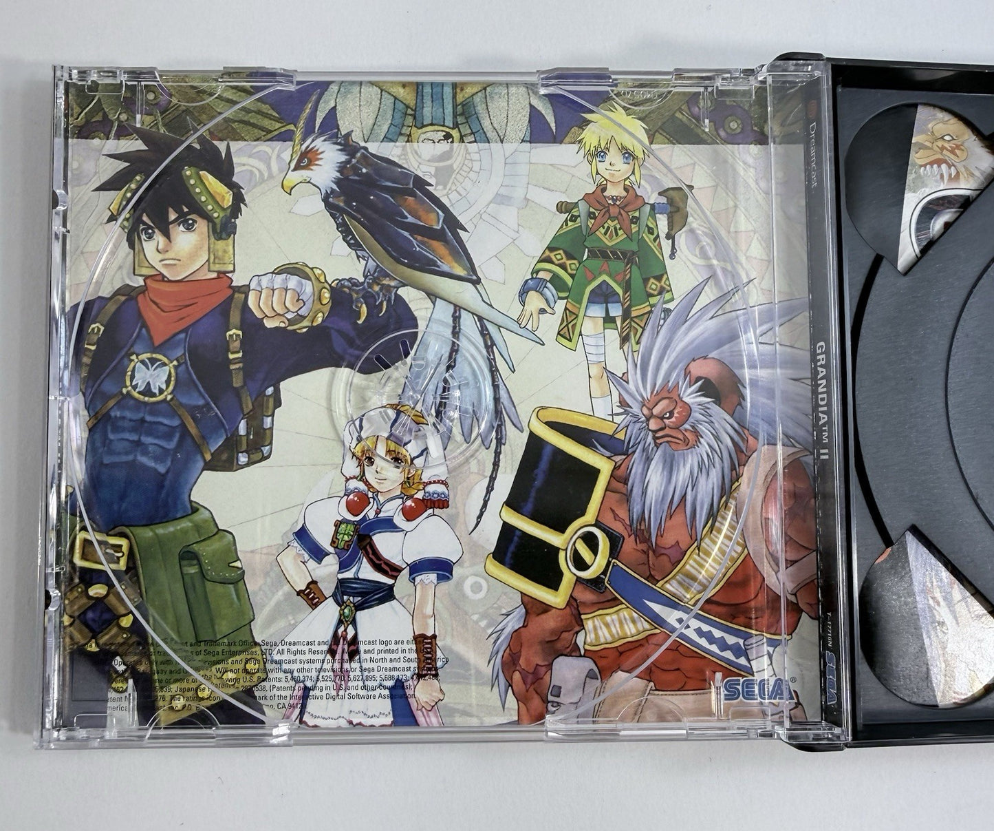 Grandia II (Sega Dreamcast, 2000) Game, Case, Manual, Soundtrack, Registration
