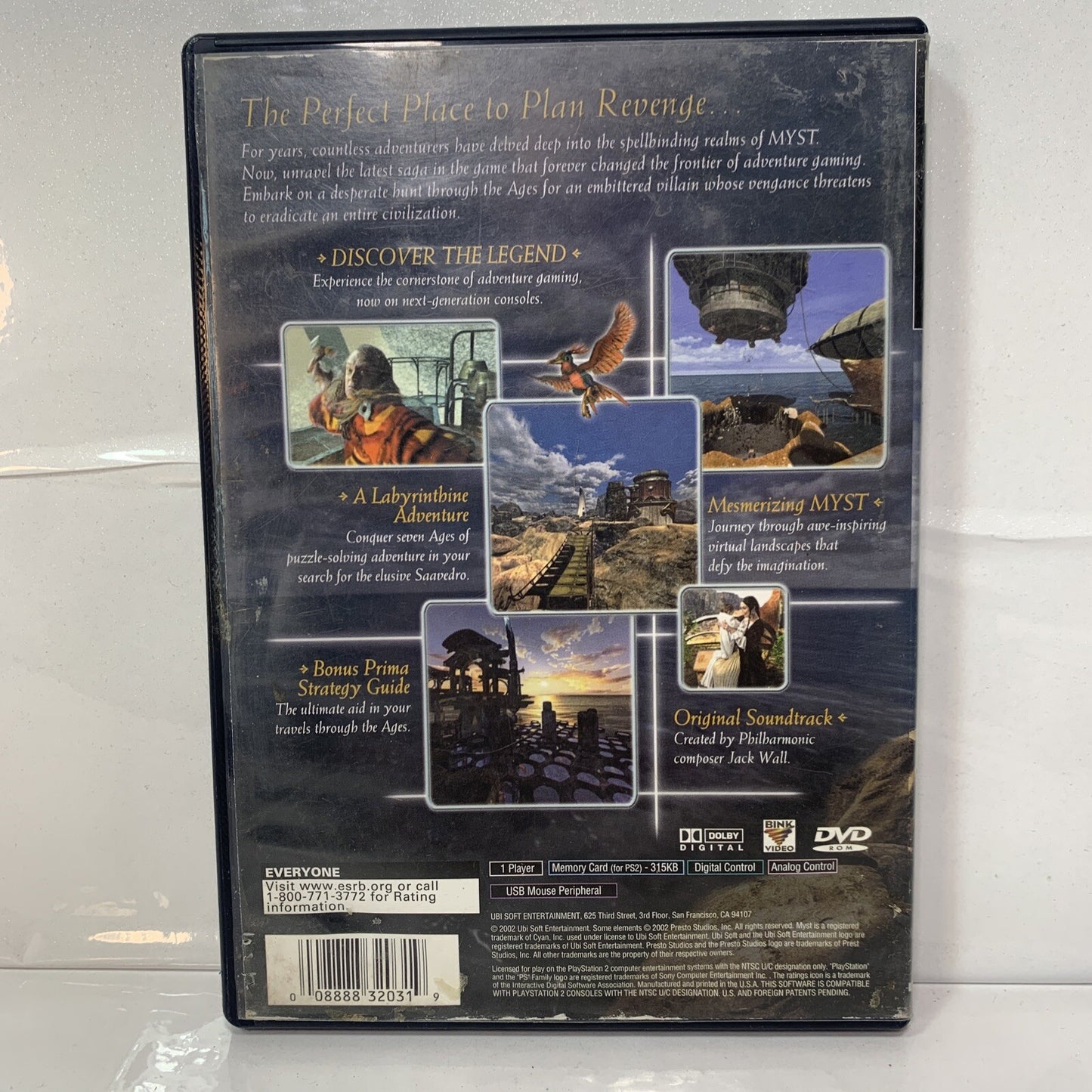 Myst III: Exile (Sony PlayStation 2, 2002) CIB  Tested