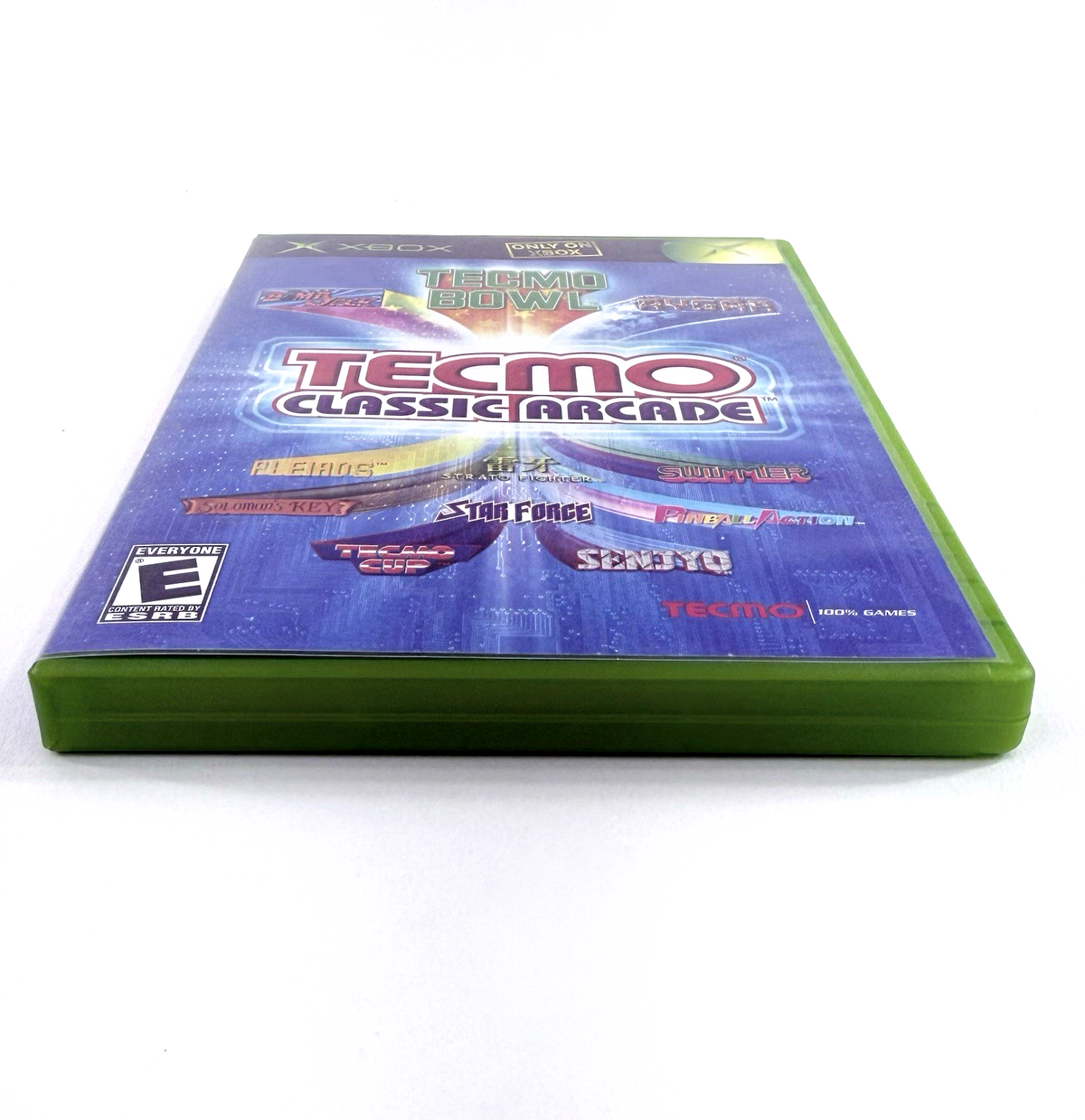 Tecmo Classic Arcade (Xbox, 2005) Game Case Manual Registration - Tested