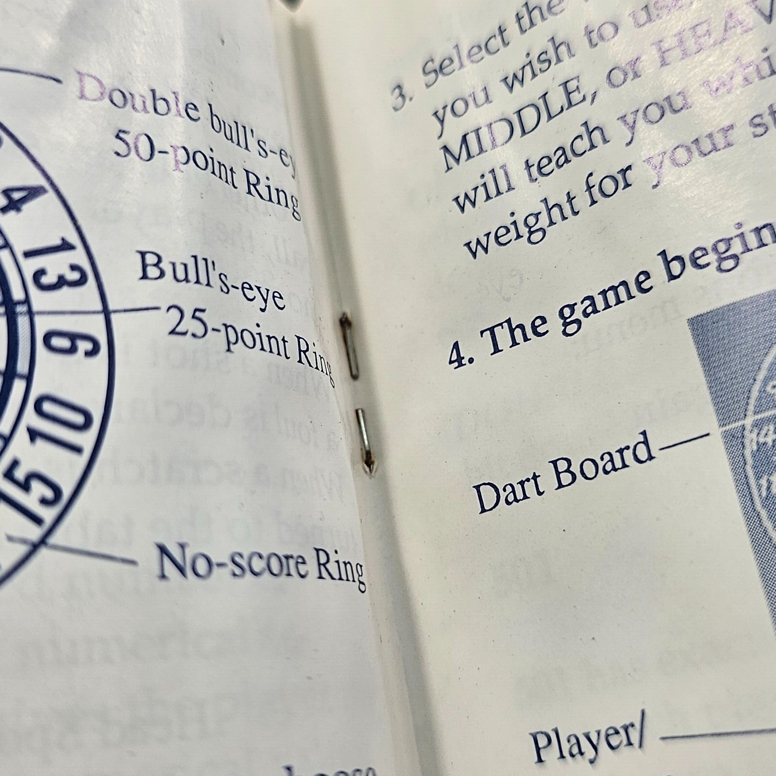 Parlour Games (Sega Master System, 1988) Game Case Manual - Tested and Working