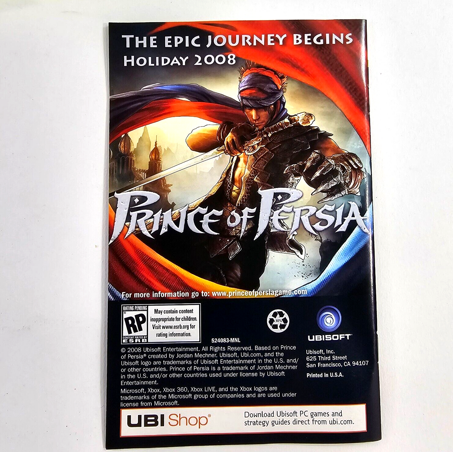 Far Cry 2 (Microsoft Xbox 360, 2008) Game Case Manual Survival Guide - Tested