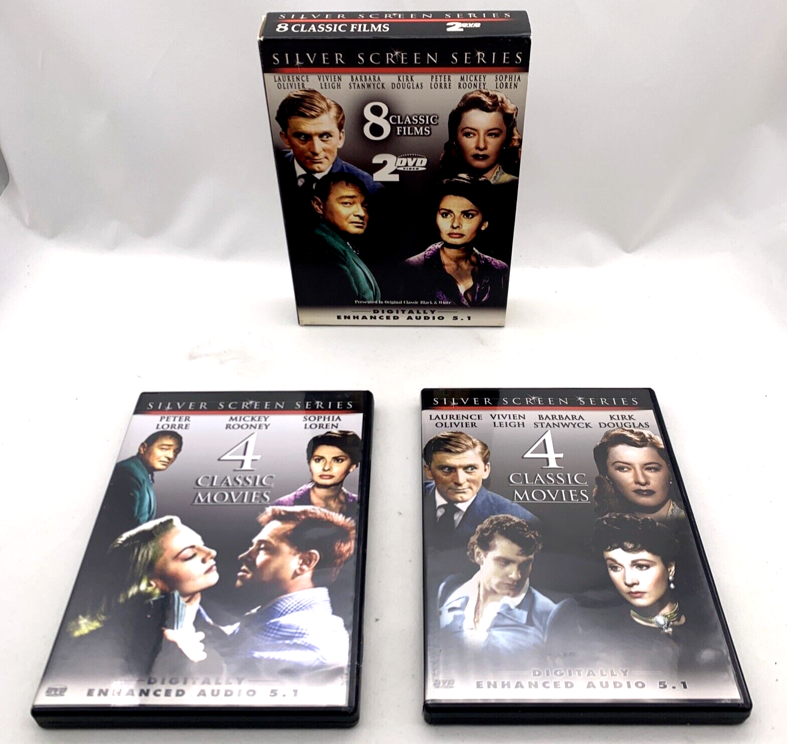 Silver Screen Series: 8 Classic Films (DVD, 2004, 2-Disc Set)