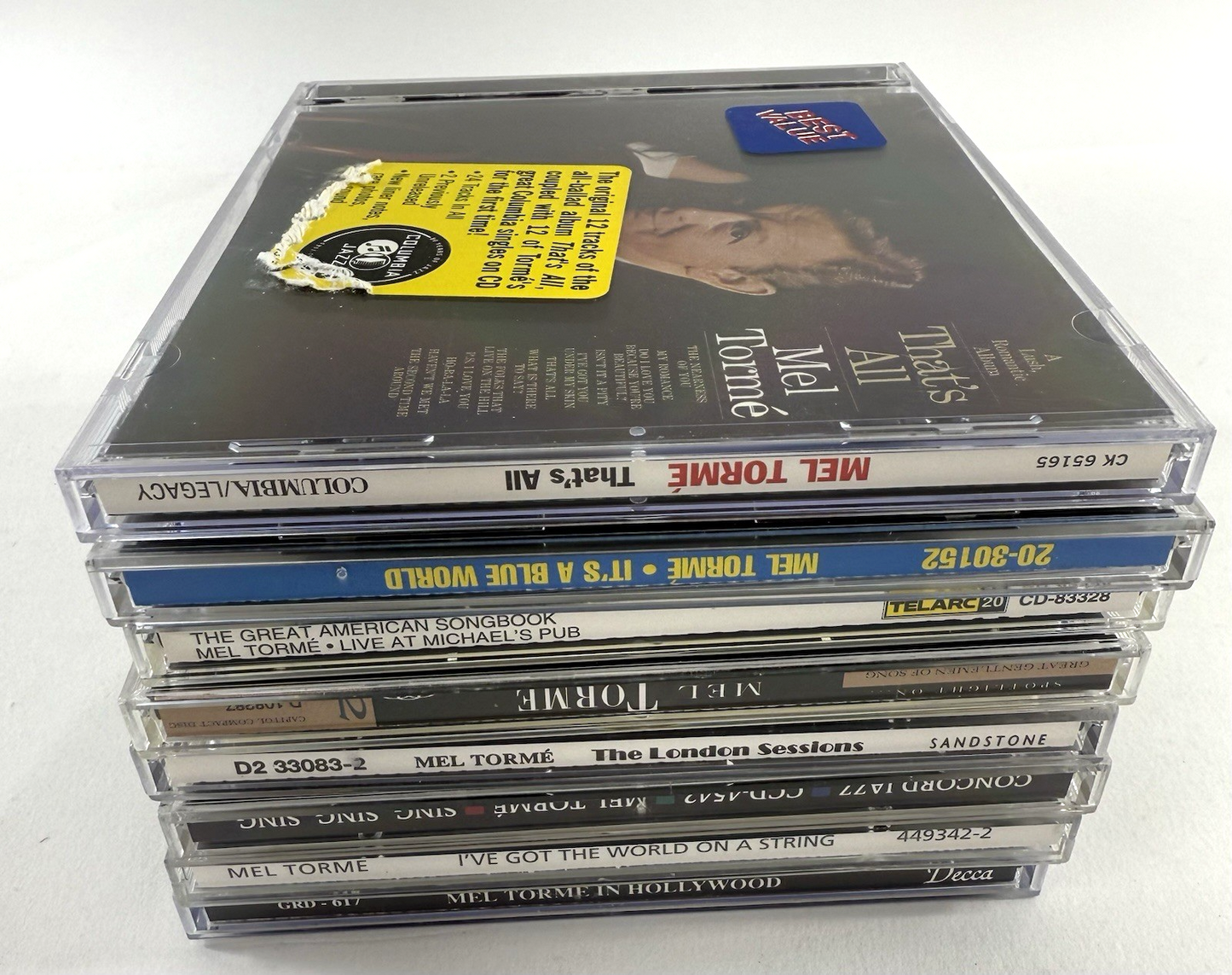 Mel Tormé CD Bundle - Great American Songbook, In Hollywood, London Sessions +5