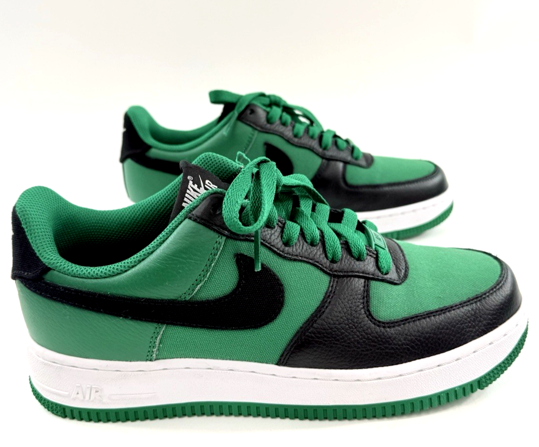 Nike Air Force 1 Low By You Custom DV3907-900 Green/Black US Women's 9 Shoes