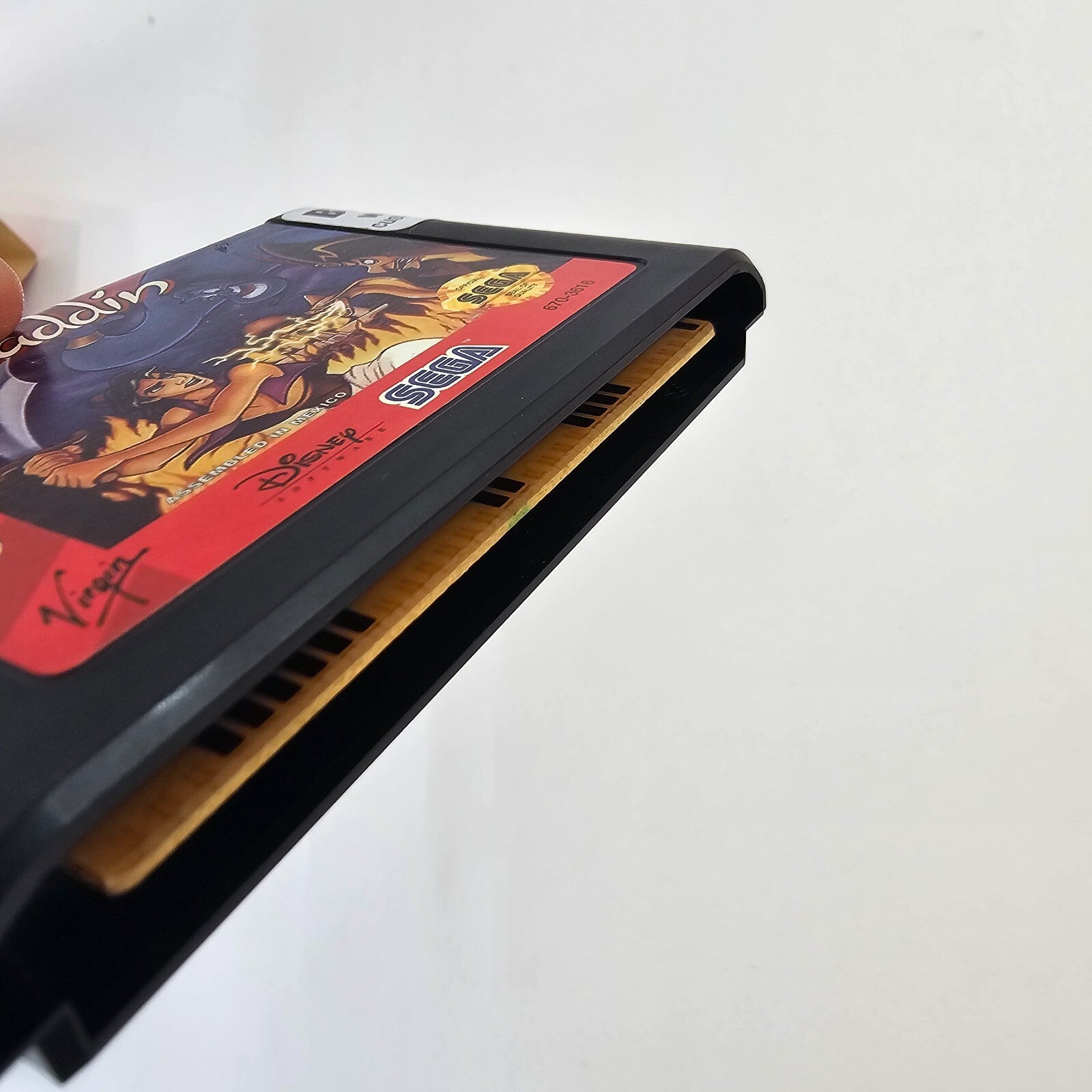 Disney's Aladdin (Sega Genesis, 1993) Game Box Registration Card - Tested