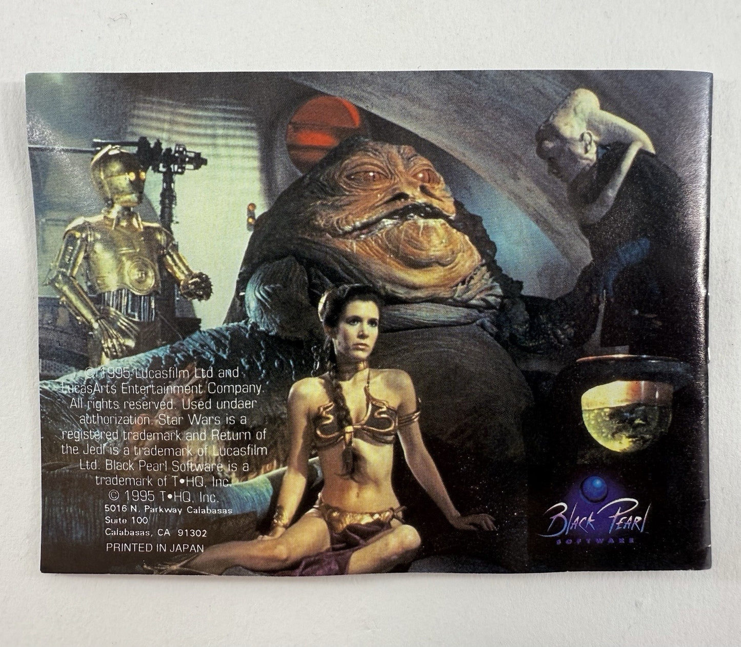 Super Star Wars: Return of the Jedi (GameBoy, 1995) Game Box Manual Inserts Reg