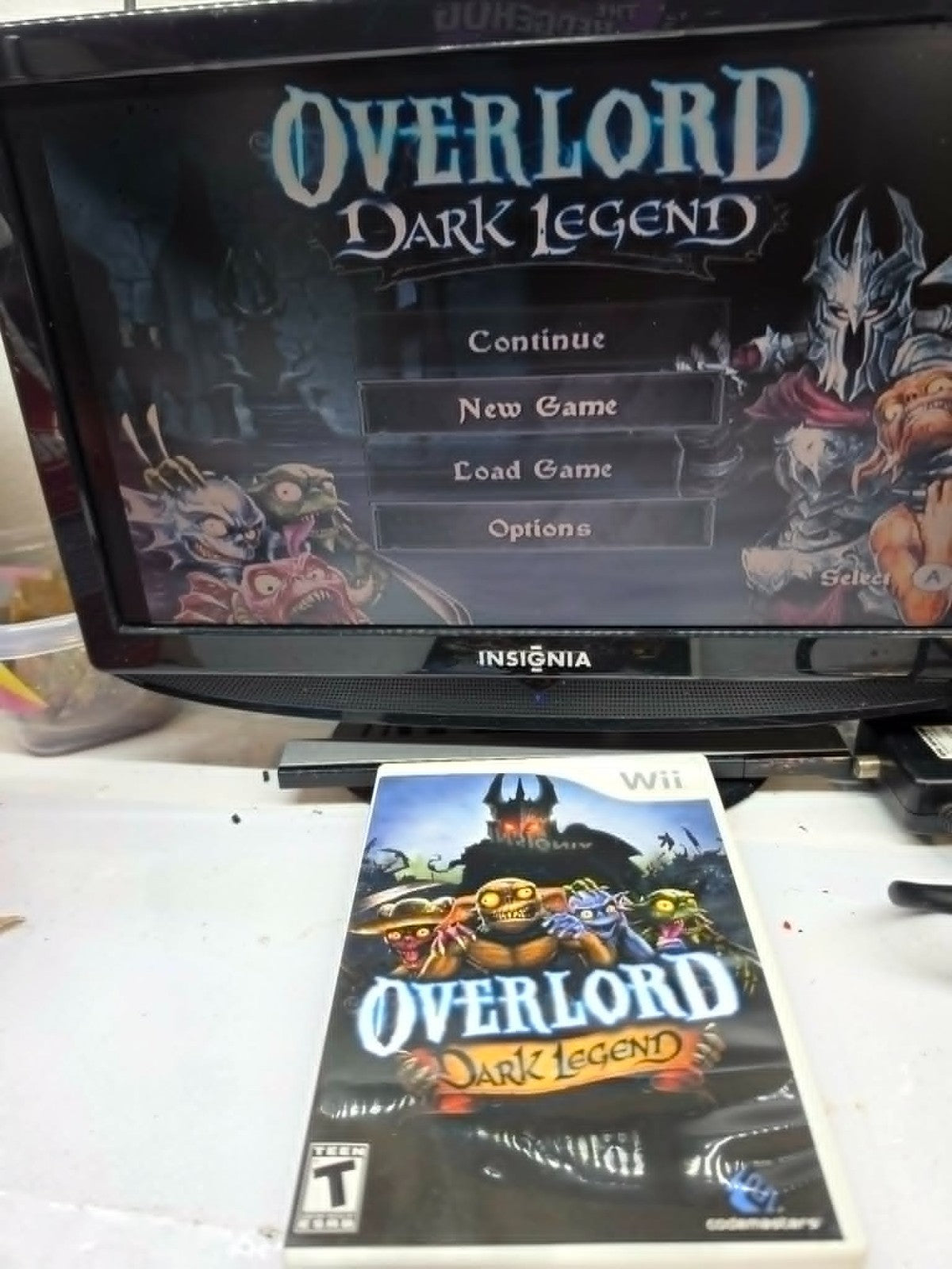 Overlord: Dark Legend (Nintendo Wii, 2009) Game, Case, Manual - Tested