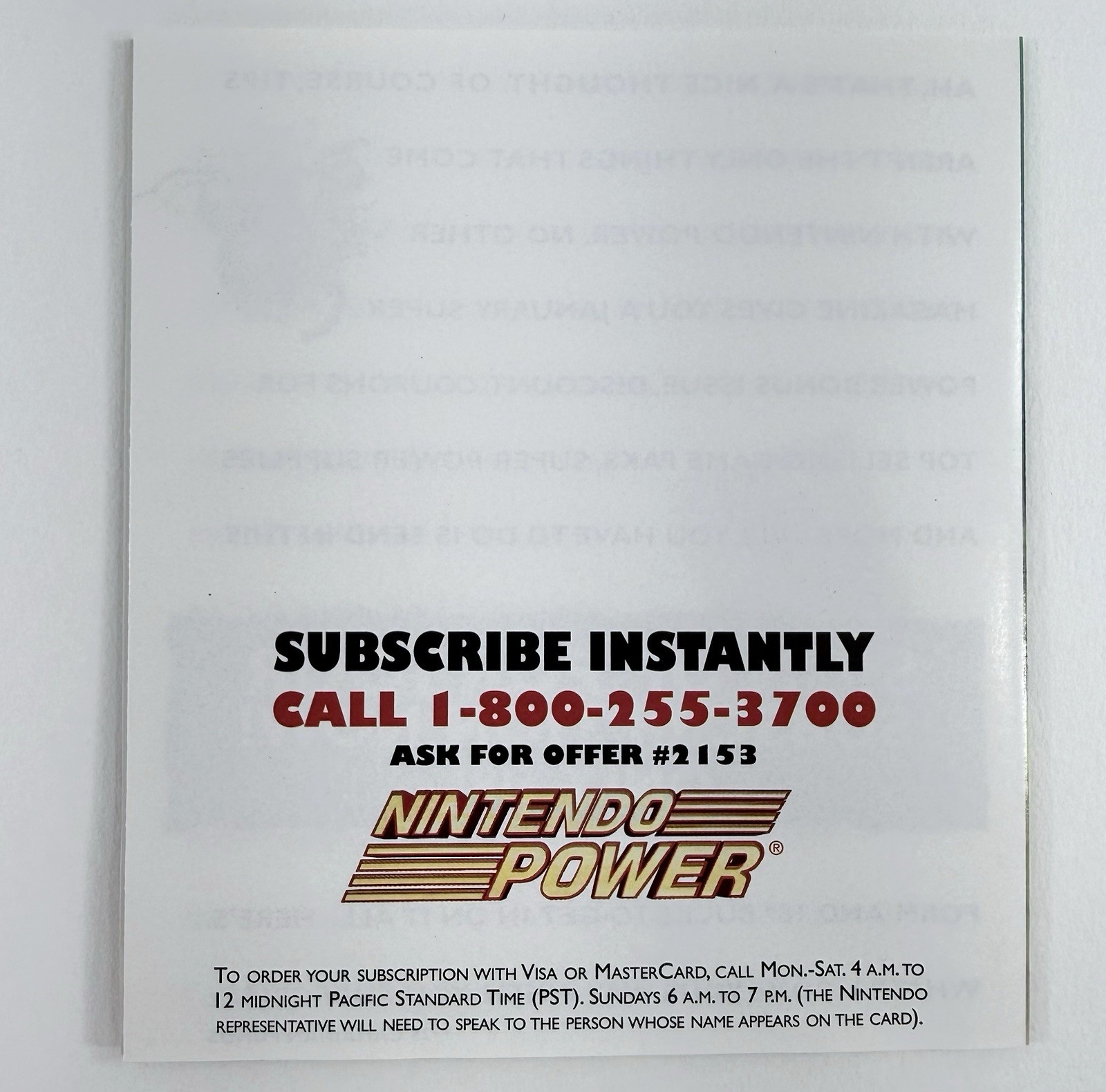 Bases Loaded (GameBoy, 1990) Game Box Manual Inserts Poster Registration -Tested