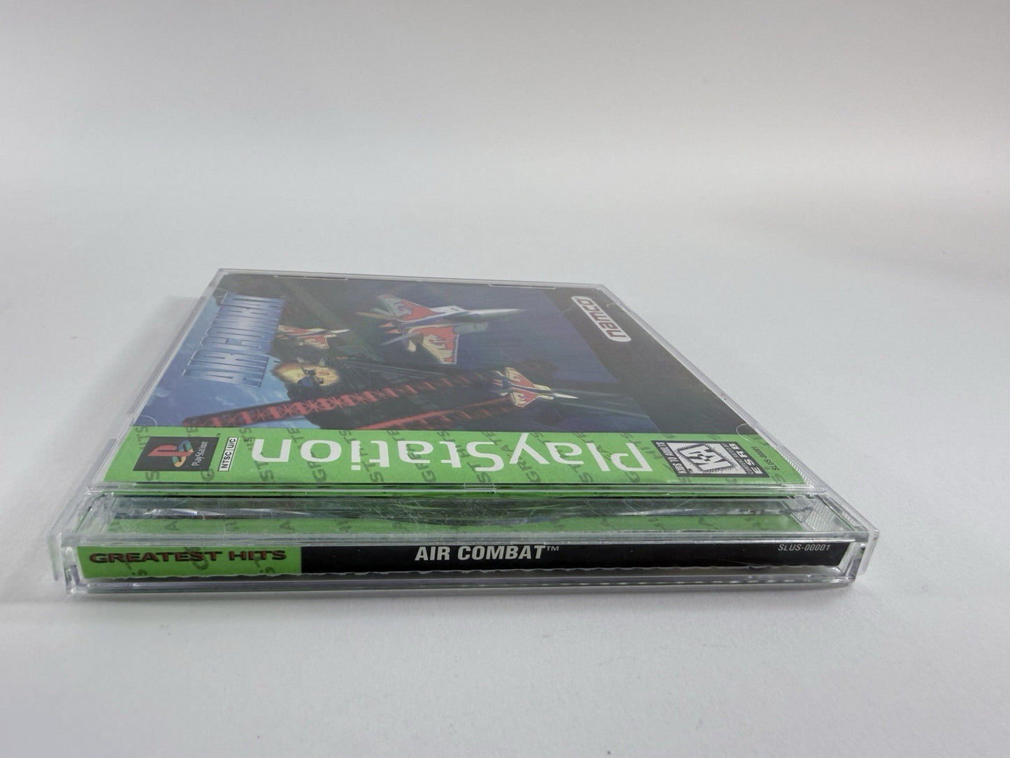 Air Combat (Sony PlayStation 1, 1995) Game Case Manual Registration - Tested