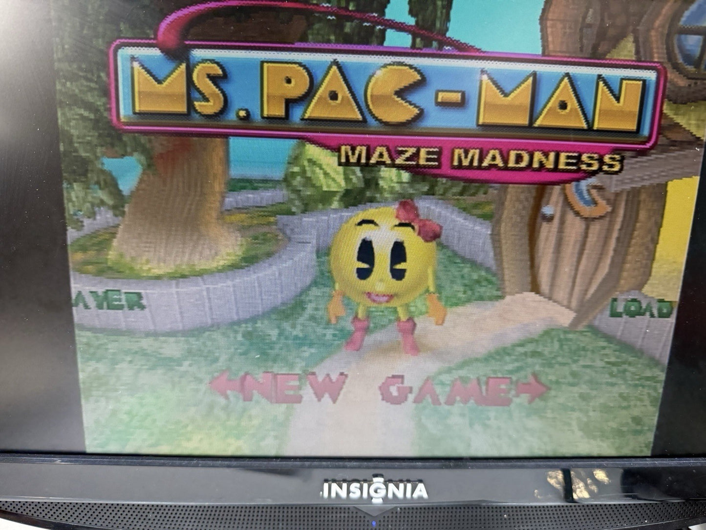 Ms. Pac-Man Maze Madness (Sony PlayStation, 2000) Game Case Manual Registration