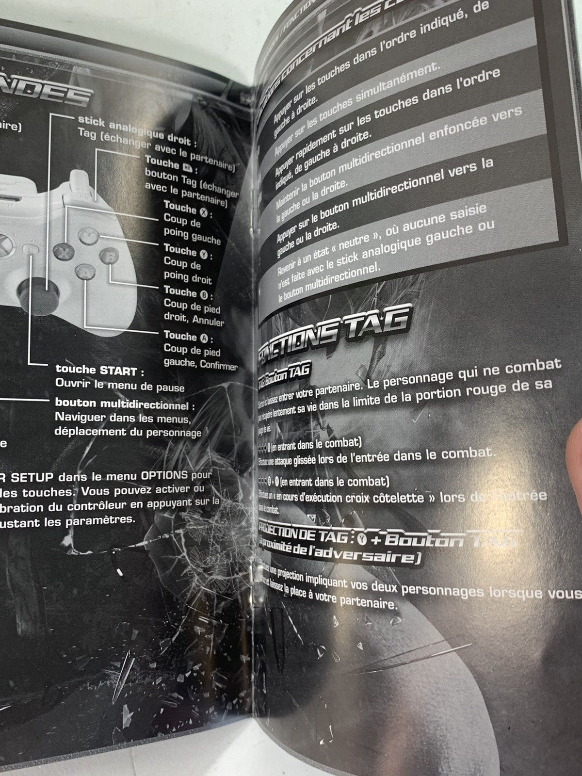 Tekken Tag Tournament 2 (Xbox 360, 2012) Game Case Manual Insert - Tested