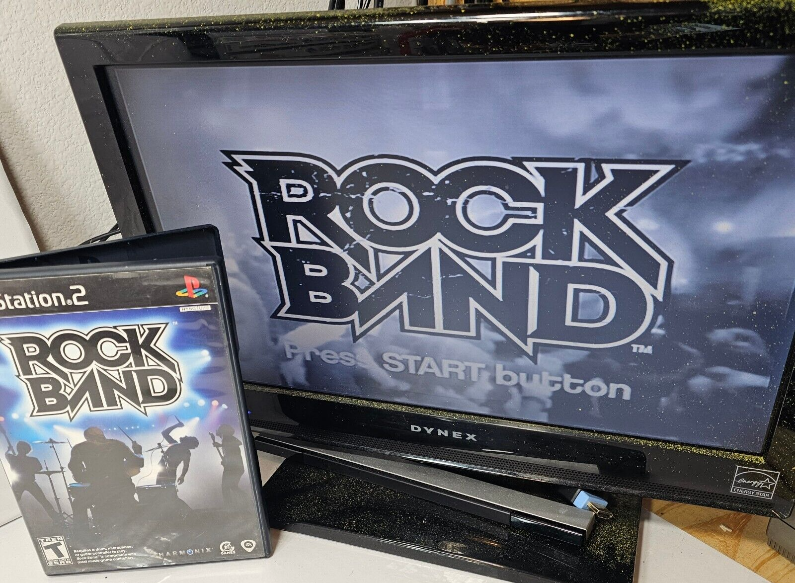 Rock Band (Sony PlayStation 2, 2007) Case Game Manual - Complete and Tested