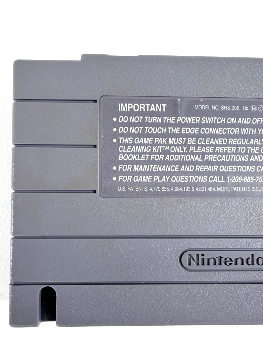 D-Force (Super Nintendo, 1991) Game Cartridge - Tested and Working