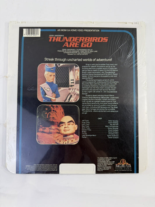 Thunderbirds Are Go (CED Videodisc, 1983) RCA SelectaVision - Factory Sealed