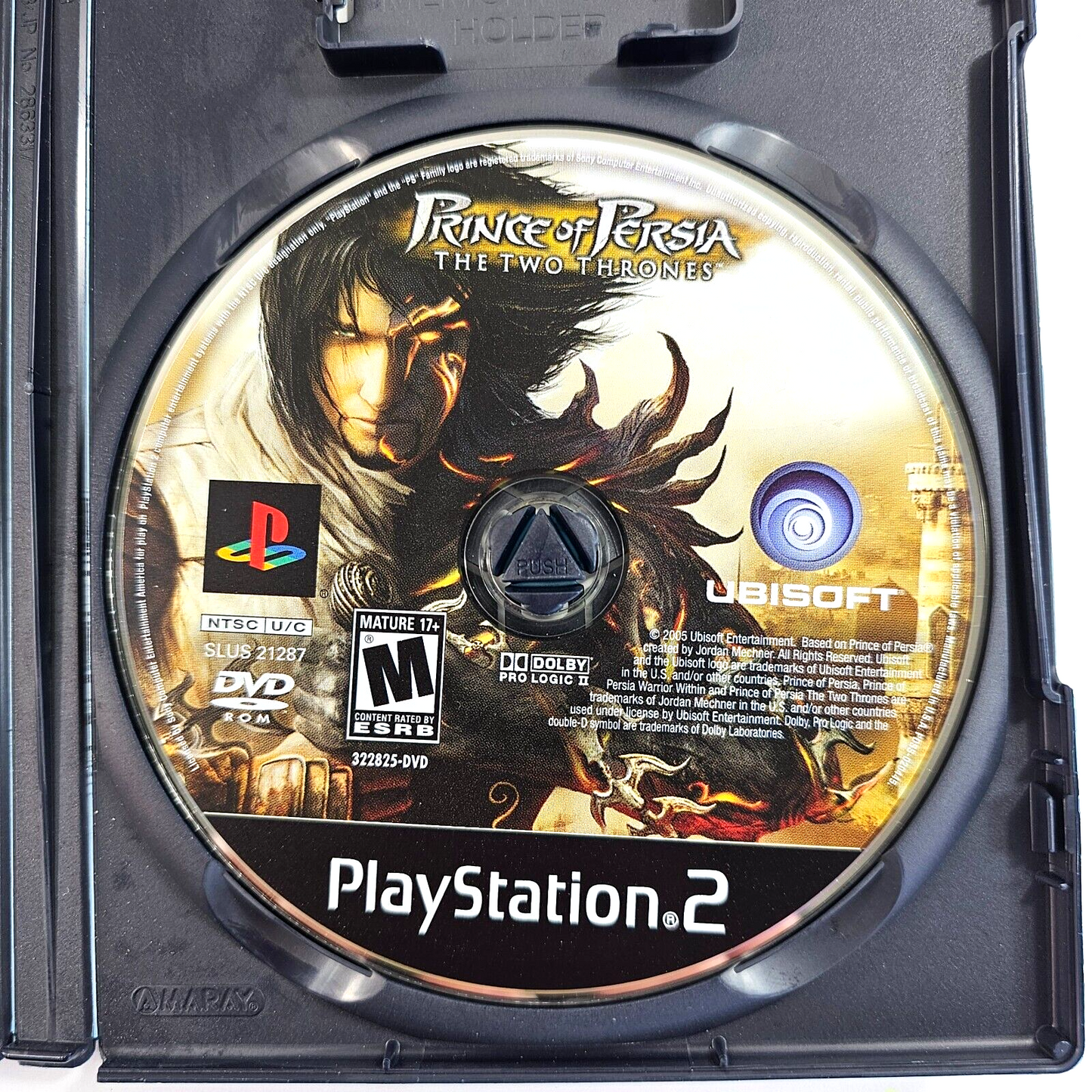 Prince of Persia The Two Thrones (PlayStation 2, 2005) Game Case Manual - Tested