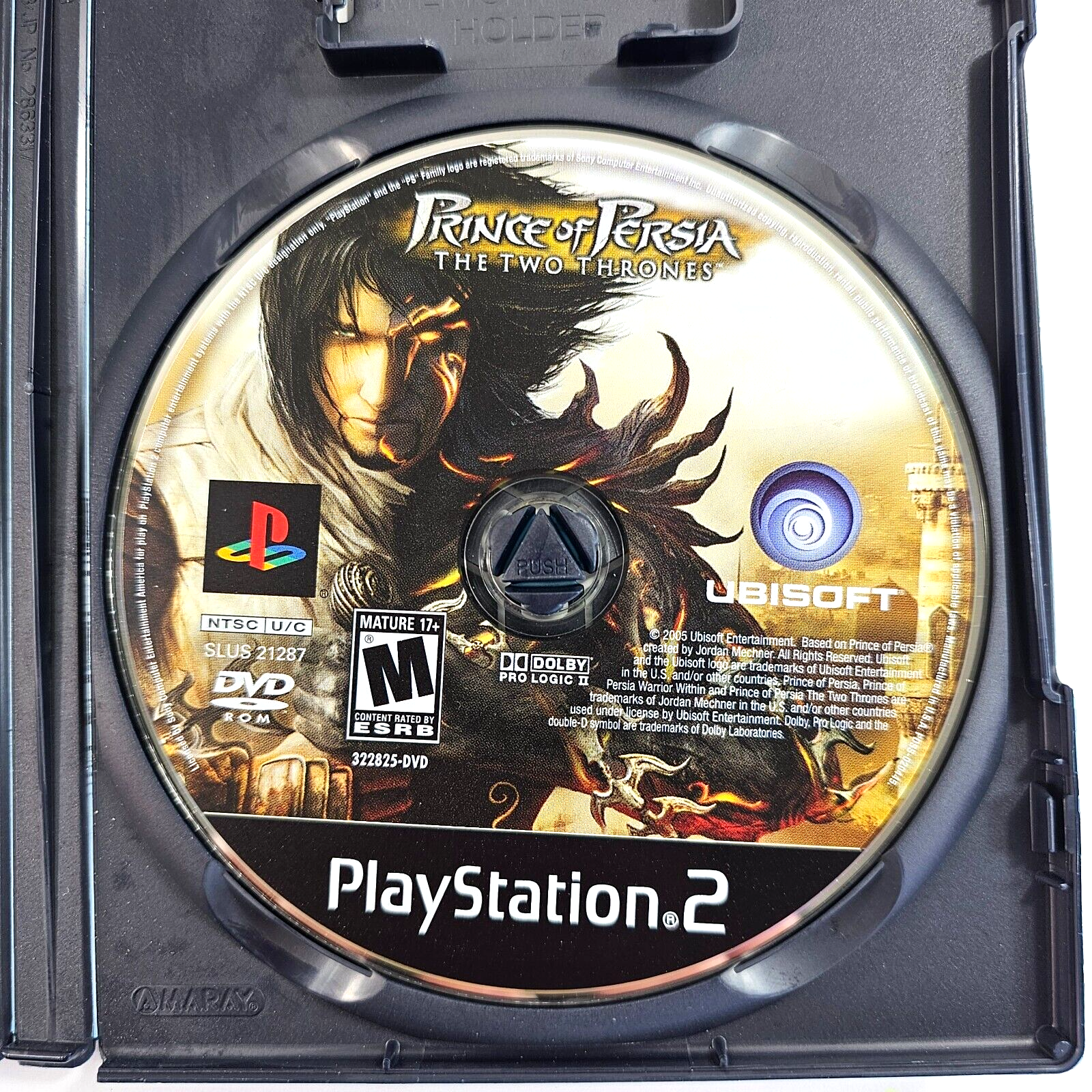 Prince of Persia The Two Thrones (PlayStation 2, 2005) Game Case Manual - Tested