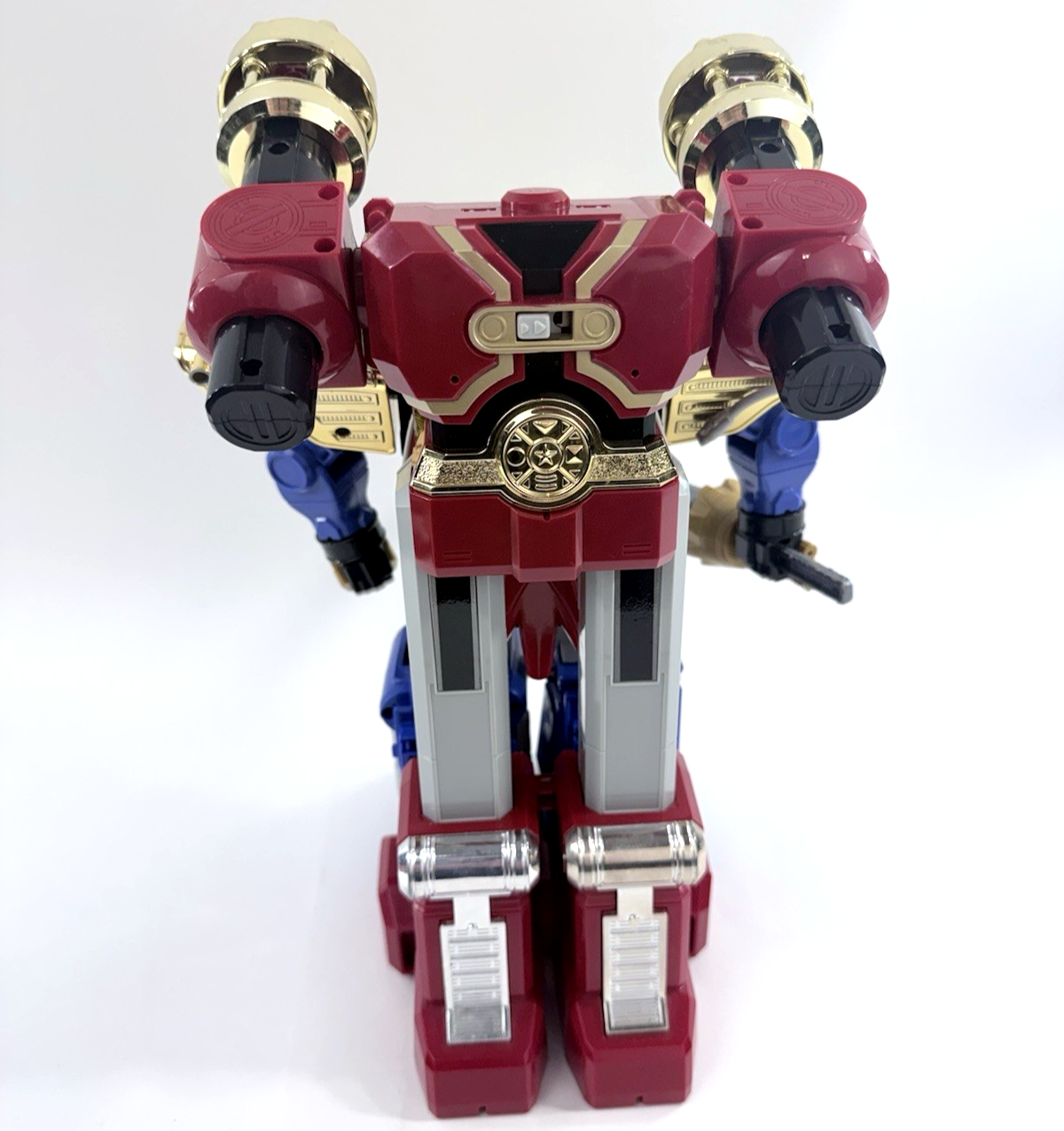 Bandai 1996 Power Rangers Deluxe Zeo Megazord & Red Battlezord Puncher - Tested