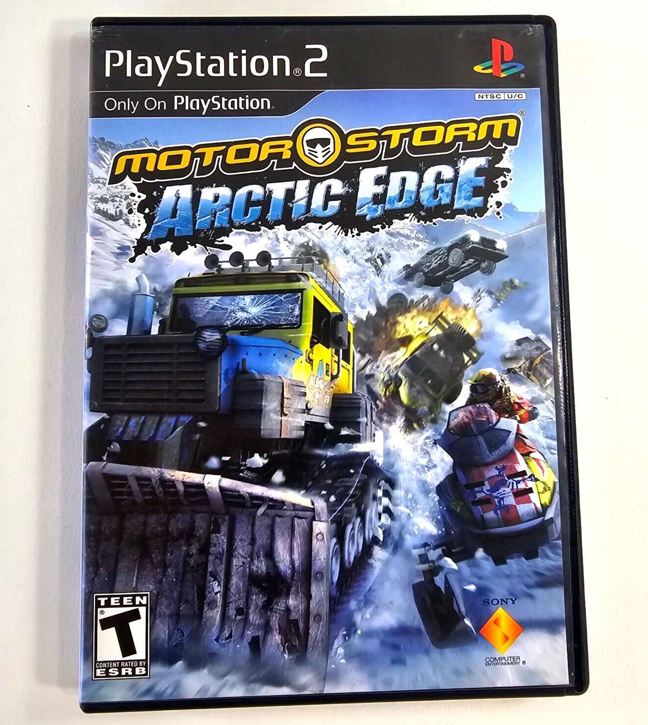 MotorStorm: Arctic Edge (Sony PlayStation 2, 2009) Game Case Manual - Tested