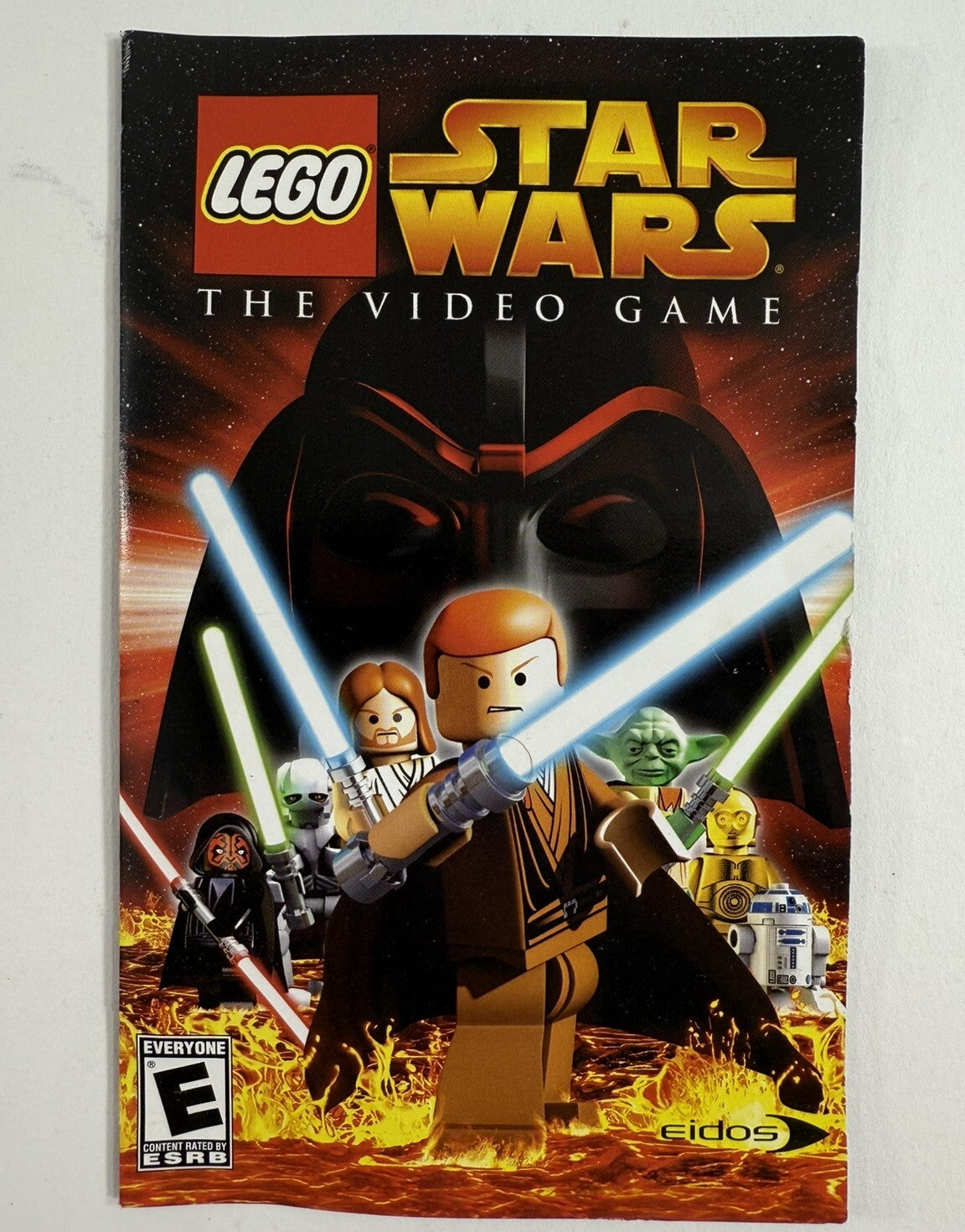 LEGO Star Wars: The Video Game (PlayStation 2, 2005) Game Case Manual - Tested