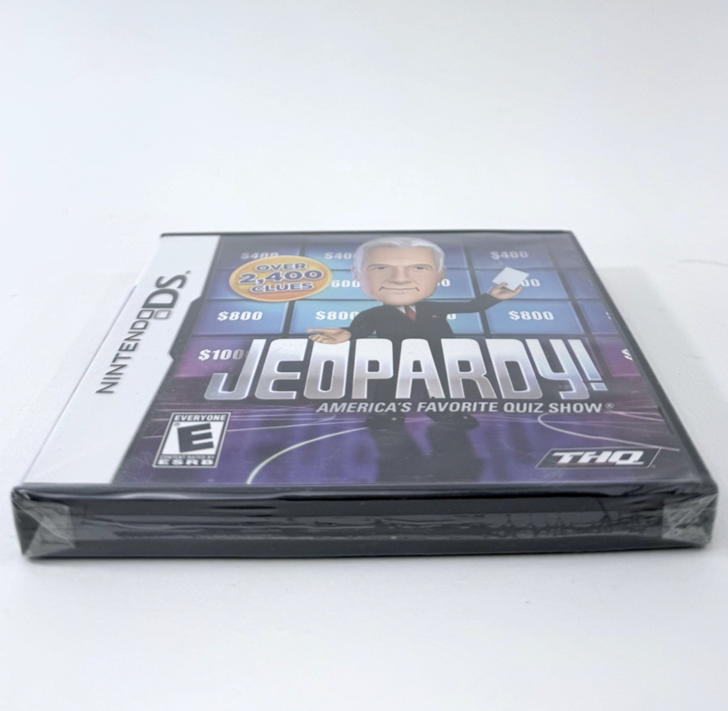 Jeopardy (Nintendo DS, 2010) New, Factory Sealed Alex Trebek Quiz Game