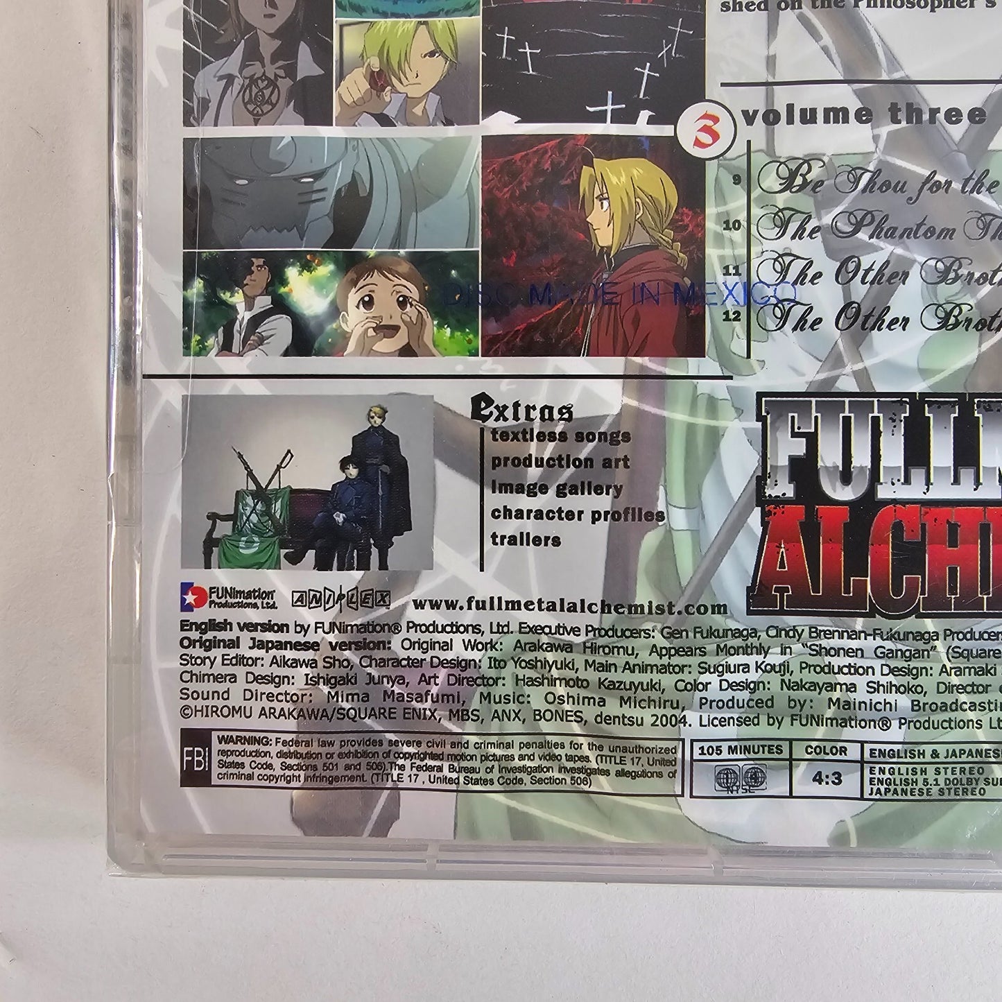 Fullmetal Alchemist Vol. 3: Equivalent Exchange (DVD, 2007, Viridian Collection)