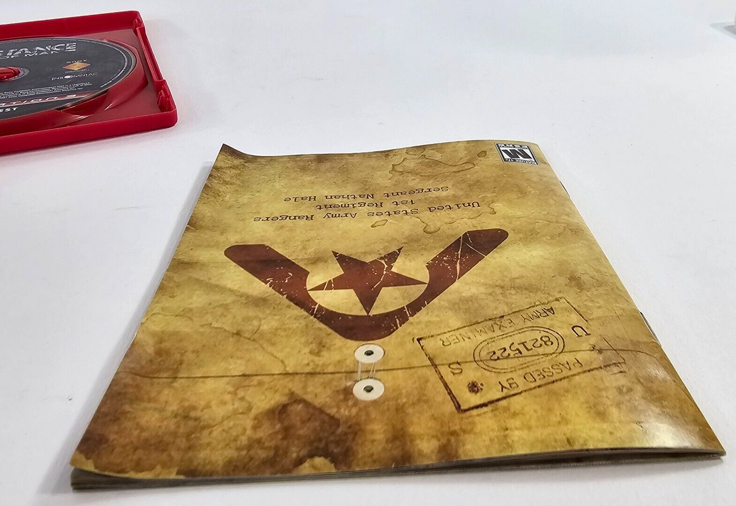 Resistance: Fall of Man (PlayStation 3, 2006) Game Case Manual Insert - Tested