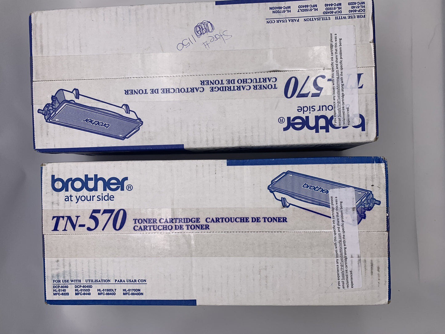 Brother TN-570 Black High Yield Toner Cartridge Factory Refilled