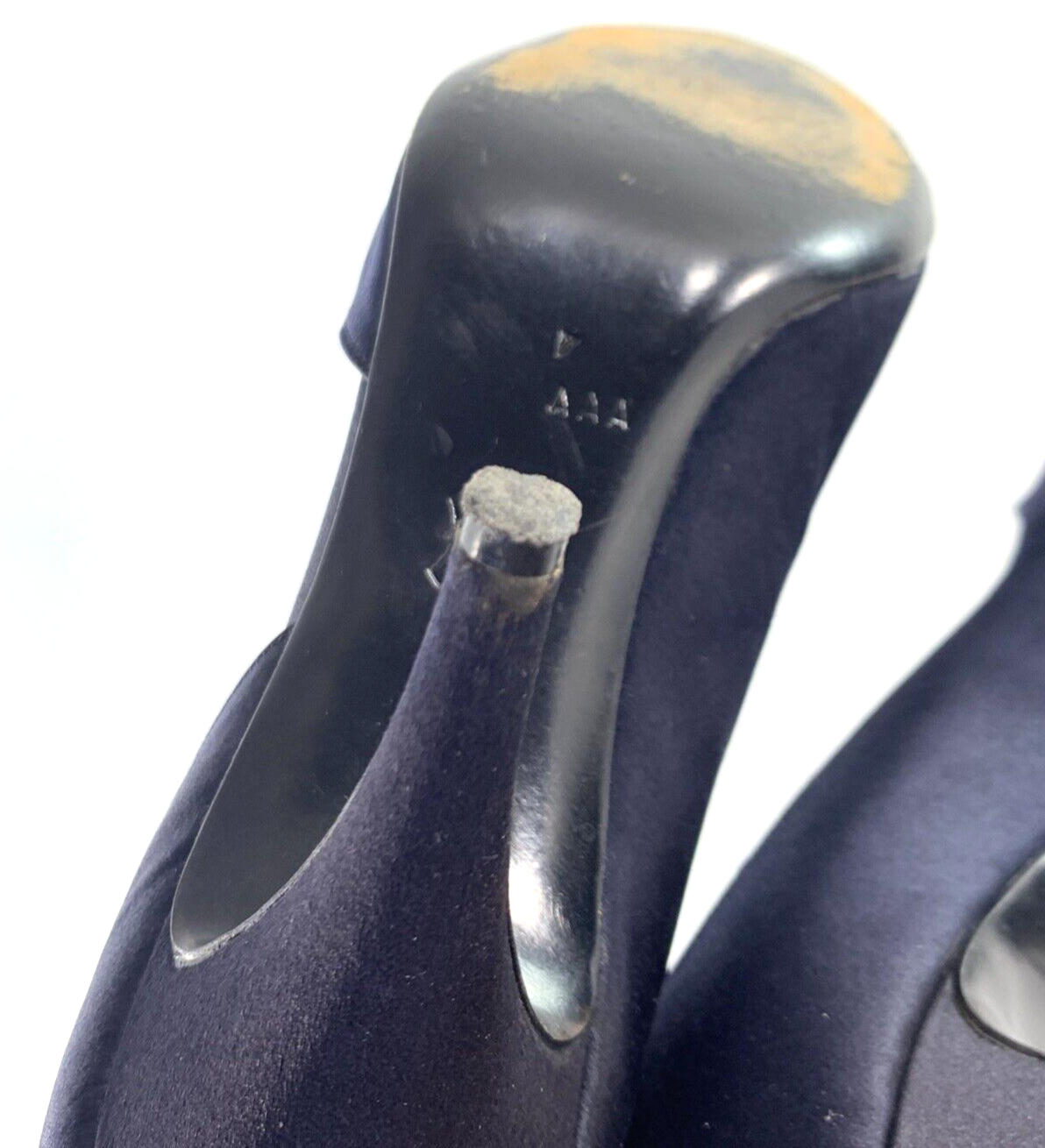 Bruno Magli Womens Navy Blue Leather Heels Pumps Shoes Size 7AAA