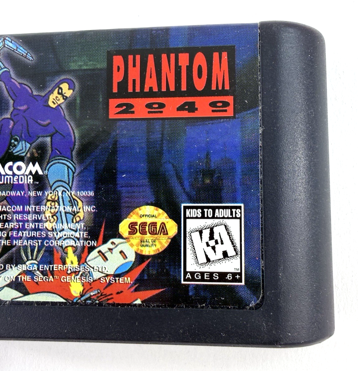 Phantom 2040 (Sega Genesis, 1995) Game, Box, Manual - Tested and Working