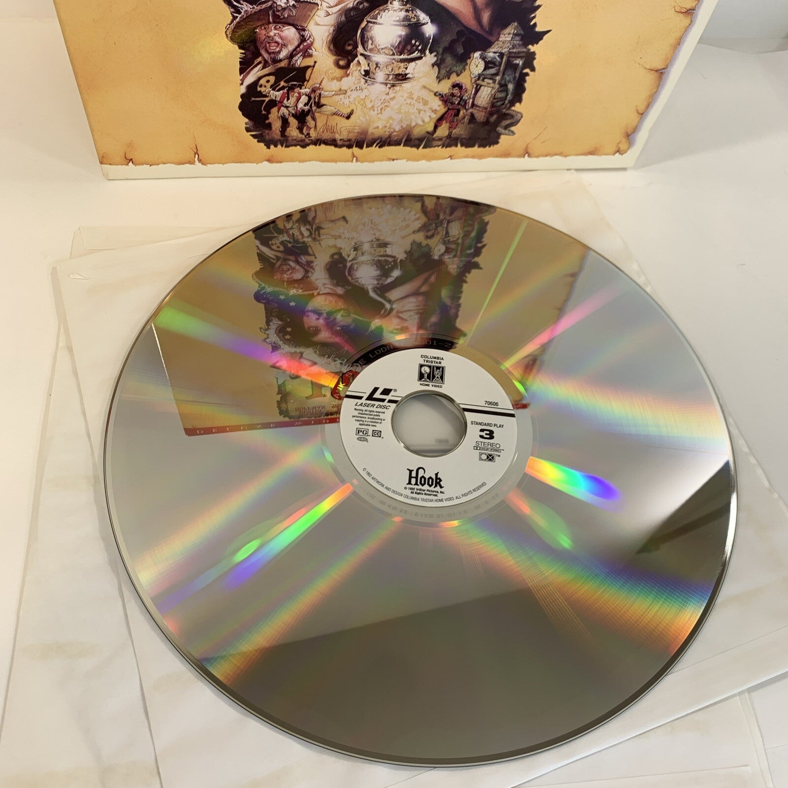 Hook Deluxe Edition (Laserdisc Bundle) Peter Pan 30th Anniversary Ed. - Tested