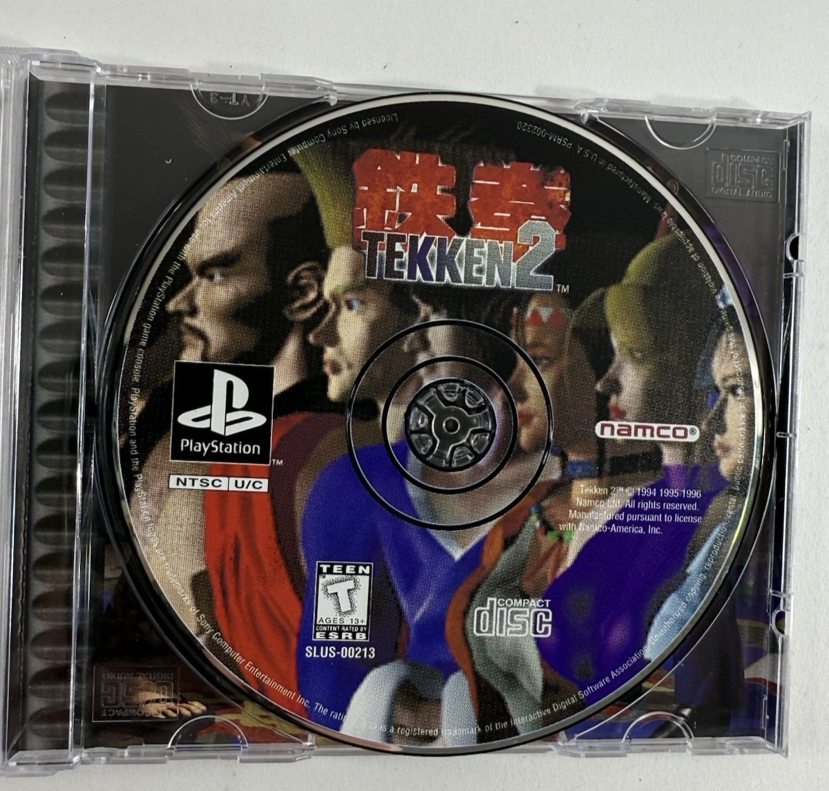 Tekken 2 (Sony PlayStation 1, 1996) Game Case Manual Registration- Tested - Read