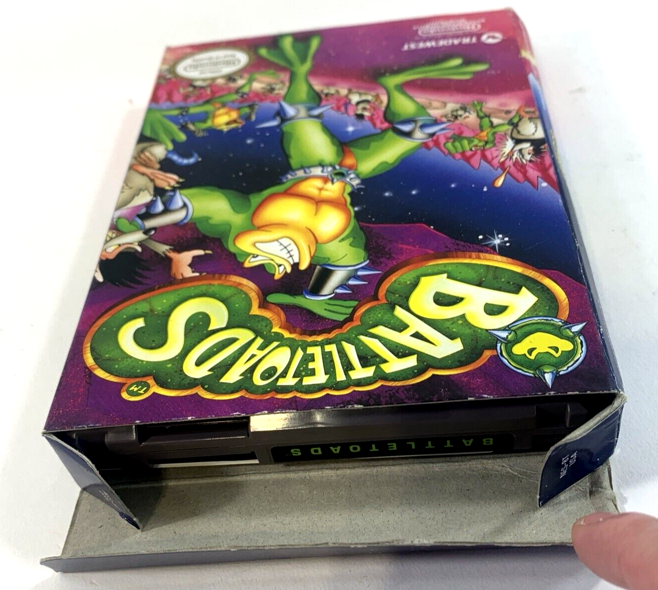 Battletoads (Nintendo Entertainment System, 1991) Game Box Manual Poster Foam