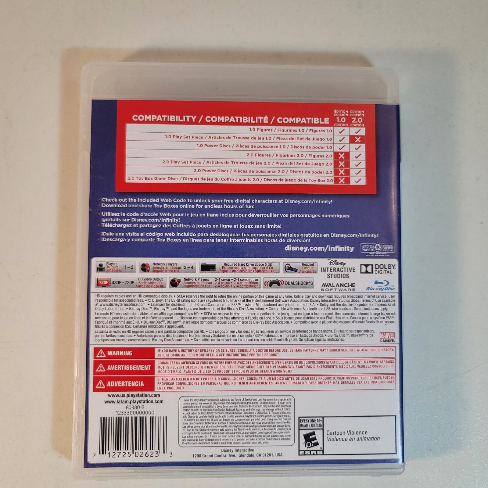 Disney Infinity (2.0 Edition) (Sony PlayStation 3, 2014) CIB