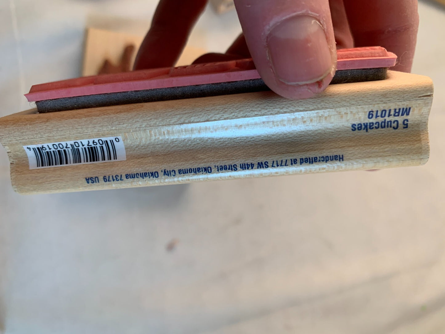 Lot of 4 stamps - Hugs and Kisses, Friendship, Cupcakes, Kiss